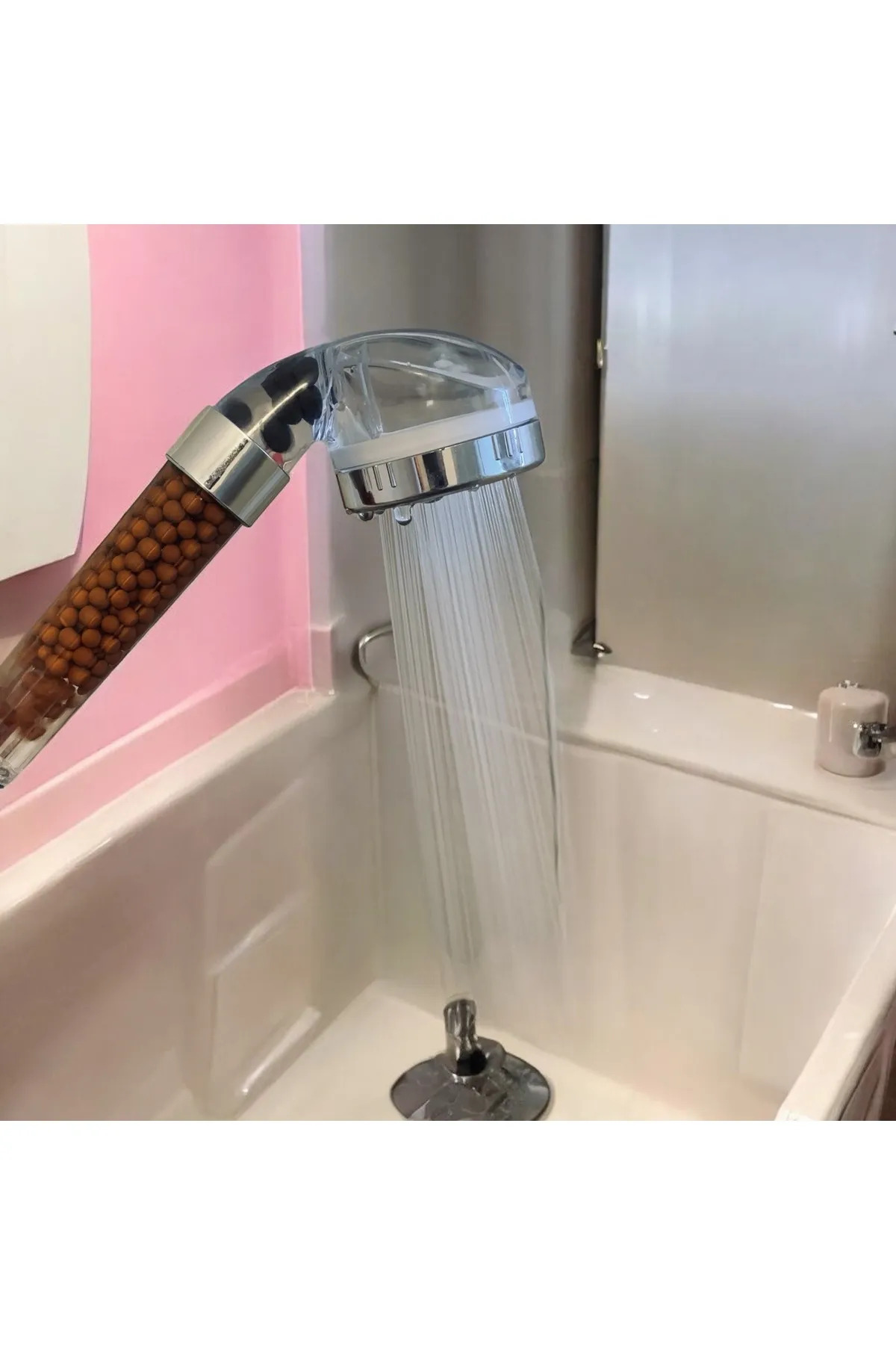 Beaded Water Saving Anti-Limescale Shower Head