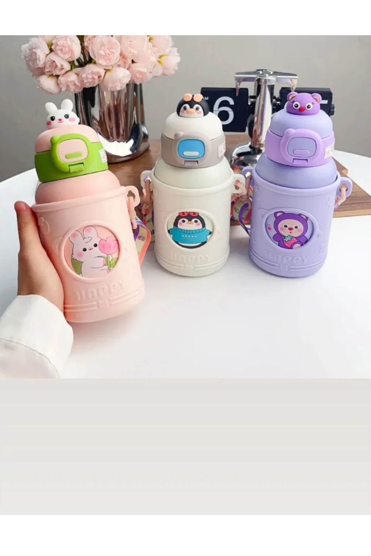 CNSZ Okul bebek çocuk 316 paslanmaz sağlıklı termos özellikli pipetli  koku akıtma yapmaz%100garntili fotoğrafı 6 (önizleme)
