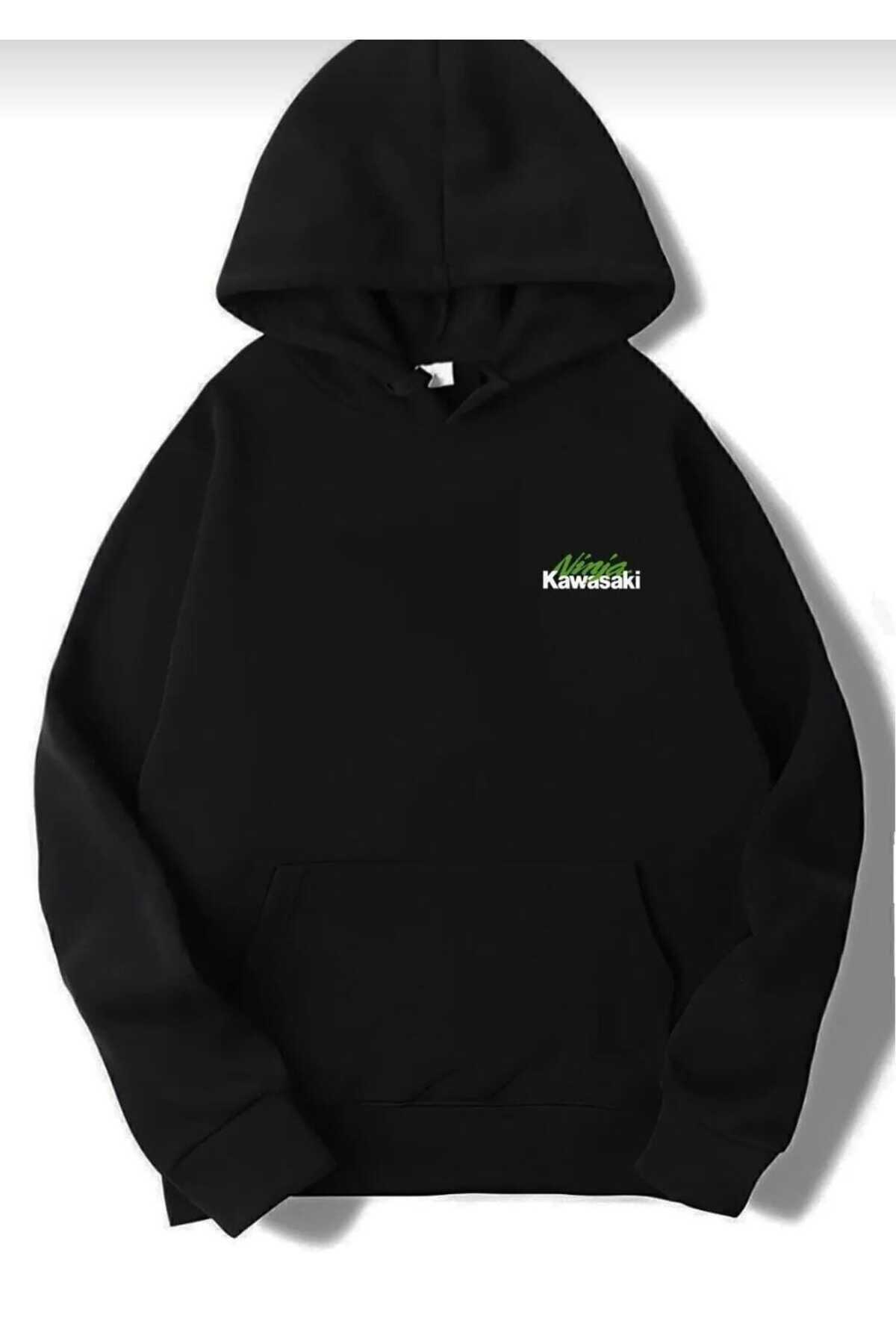 Marco Fresco Unisex Oversize Kawasaki Ninja H2R Hoodie - Fiyatı
