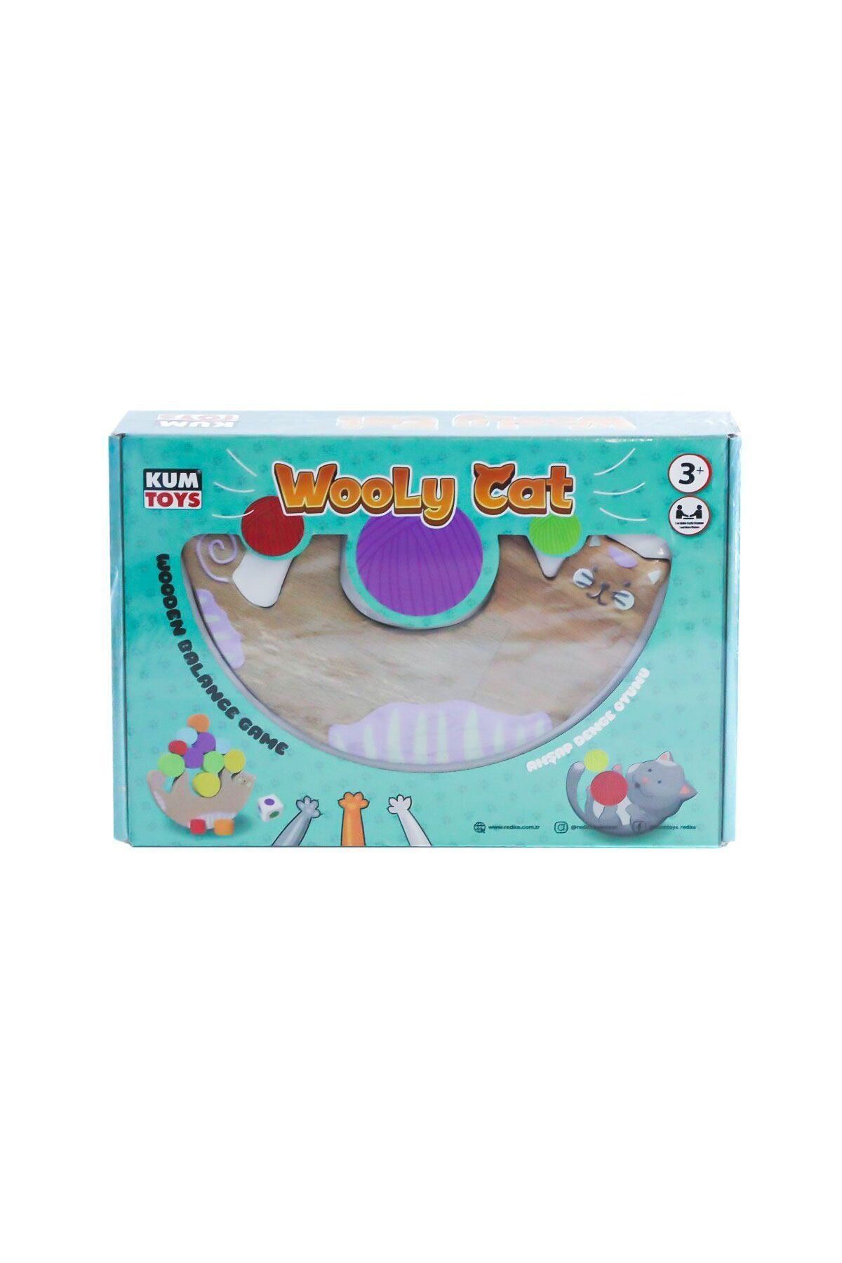 Kumtoys 5672 Wooly Cat Kedi Oyunu -Kumtoys