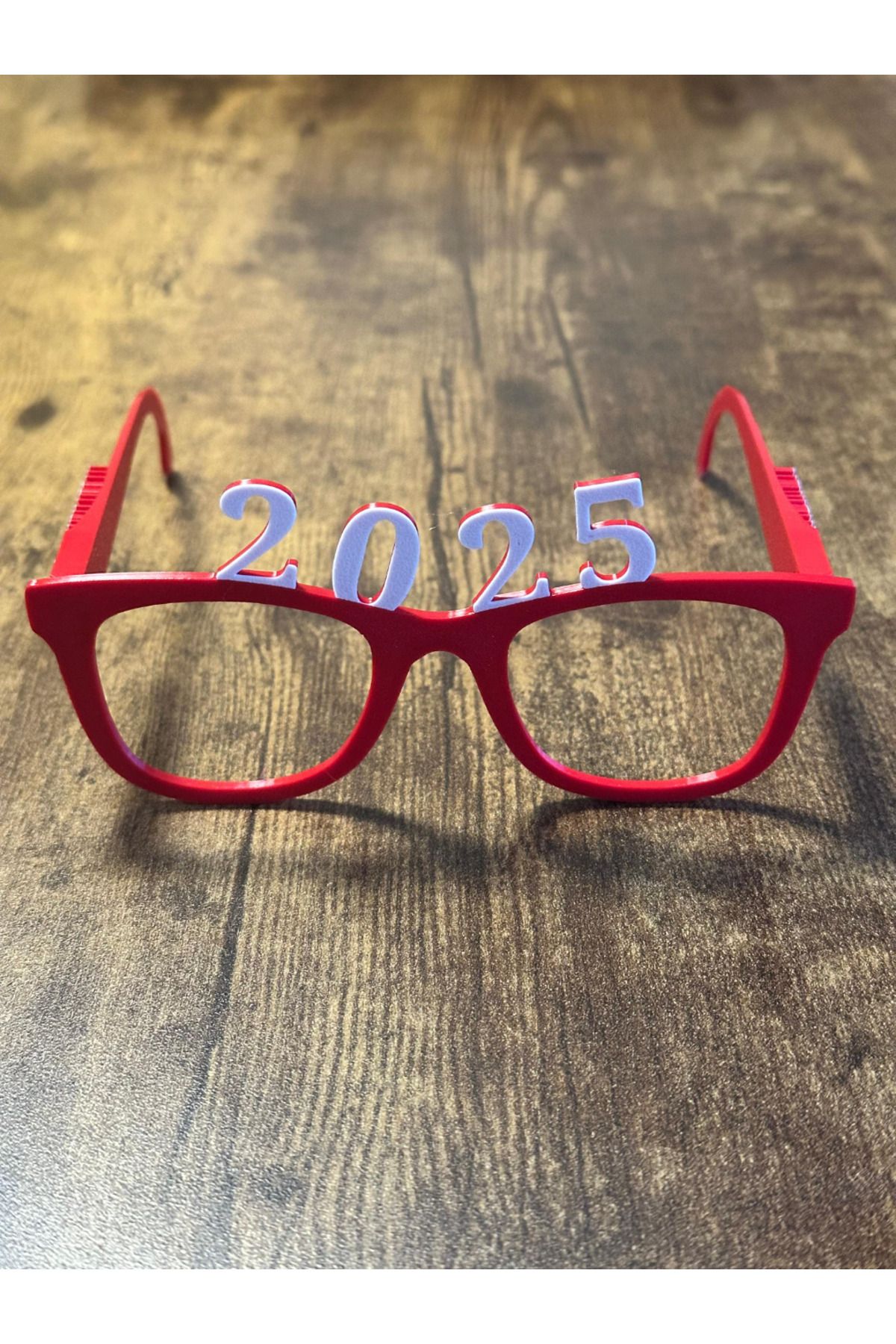 NOMOTHETIC Yeni Yıl Temalı Renkli Gözlük 2025 Özel Tasarım