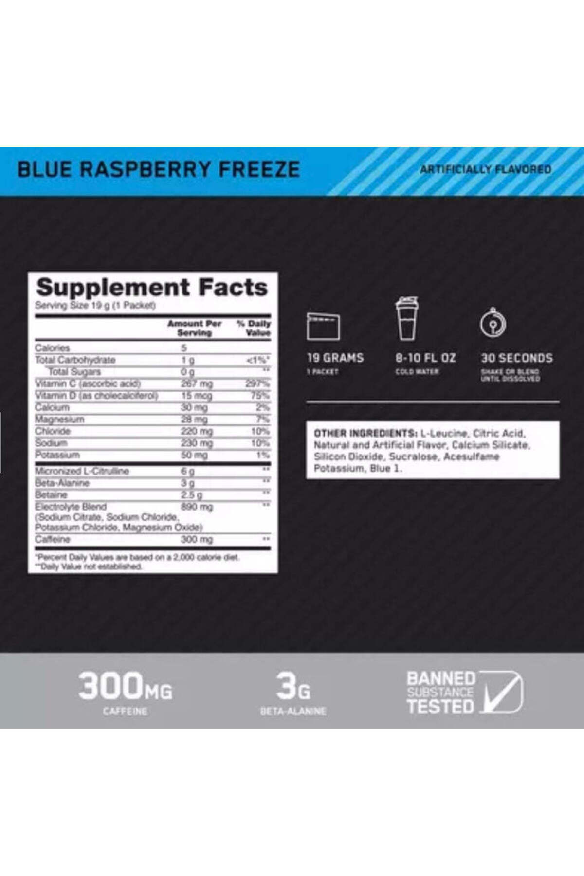 Optimum Nutrition-بلاتينيوم إجنايتر، نكهة التوت الأزرق المجمدة، 380 جرام 3