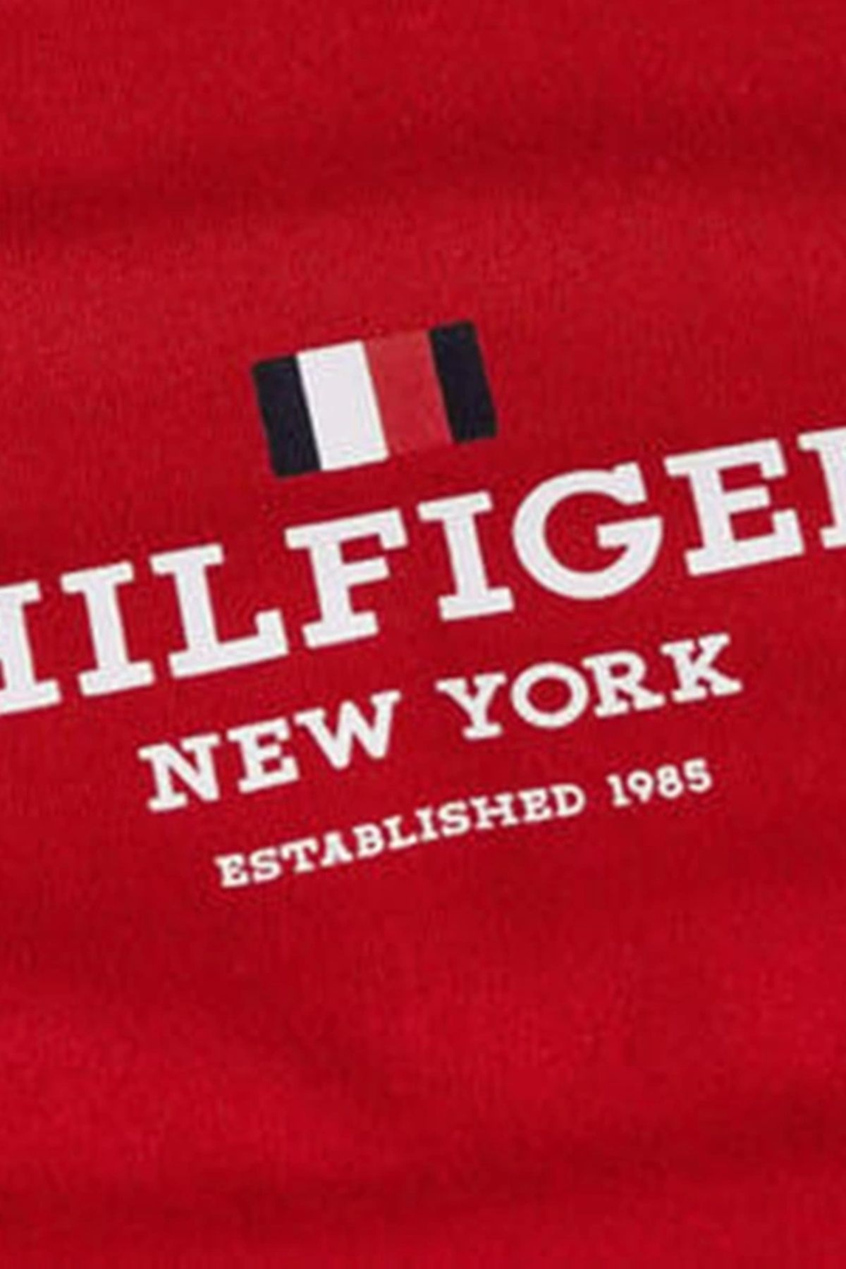 Tommy Hilfiger-Men's Red T-Shirt with Logo 3