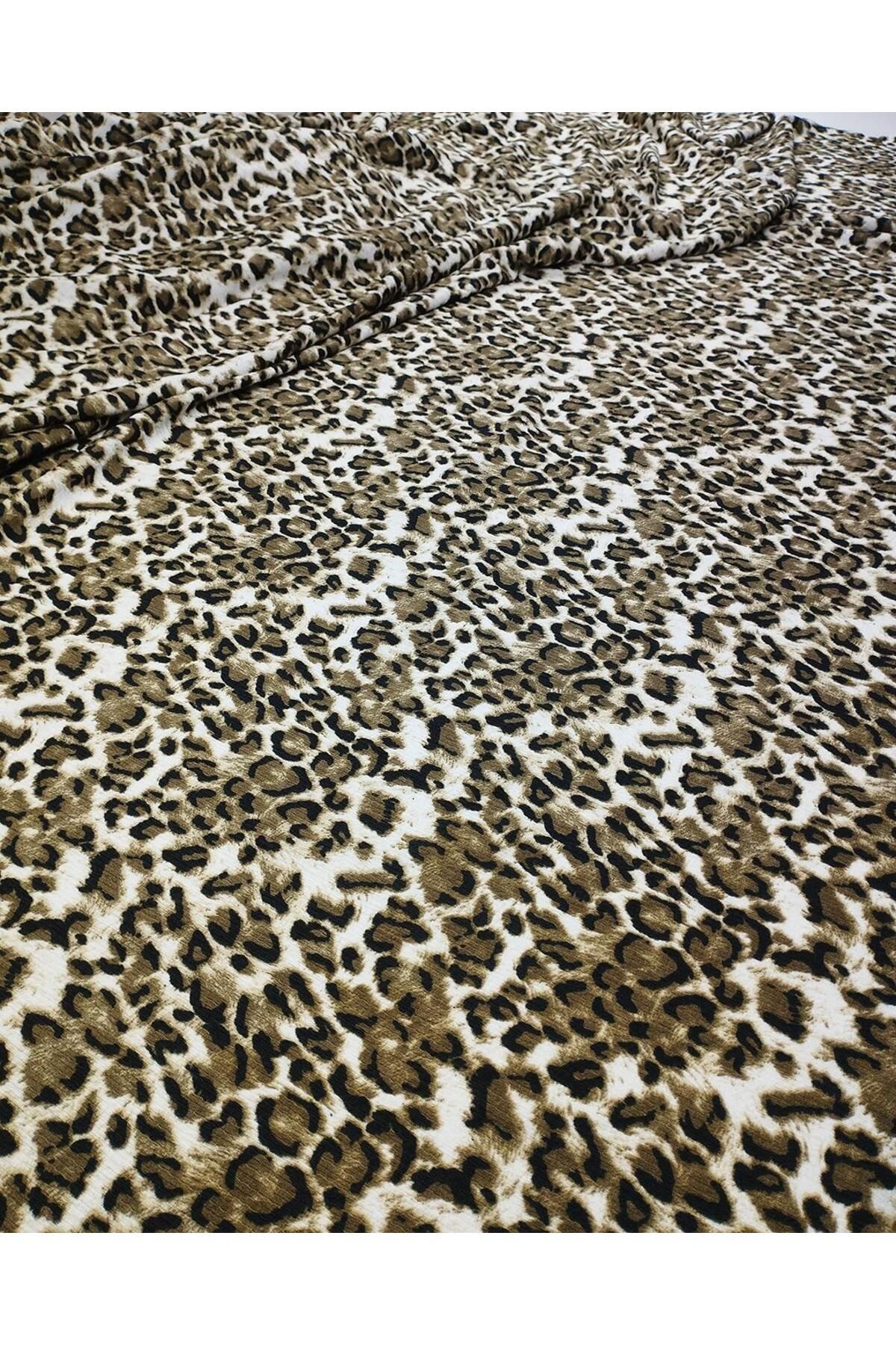 Kumaş Parça-Wrapped Jersey Leopard Pattern (Width 160 cm X Length 300 cm) 7