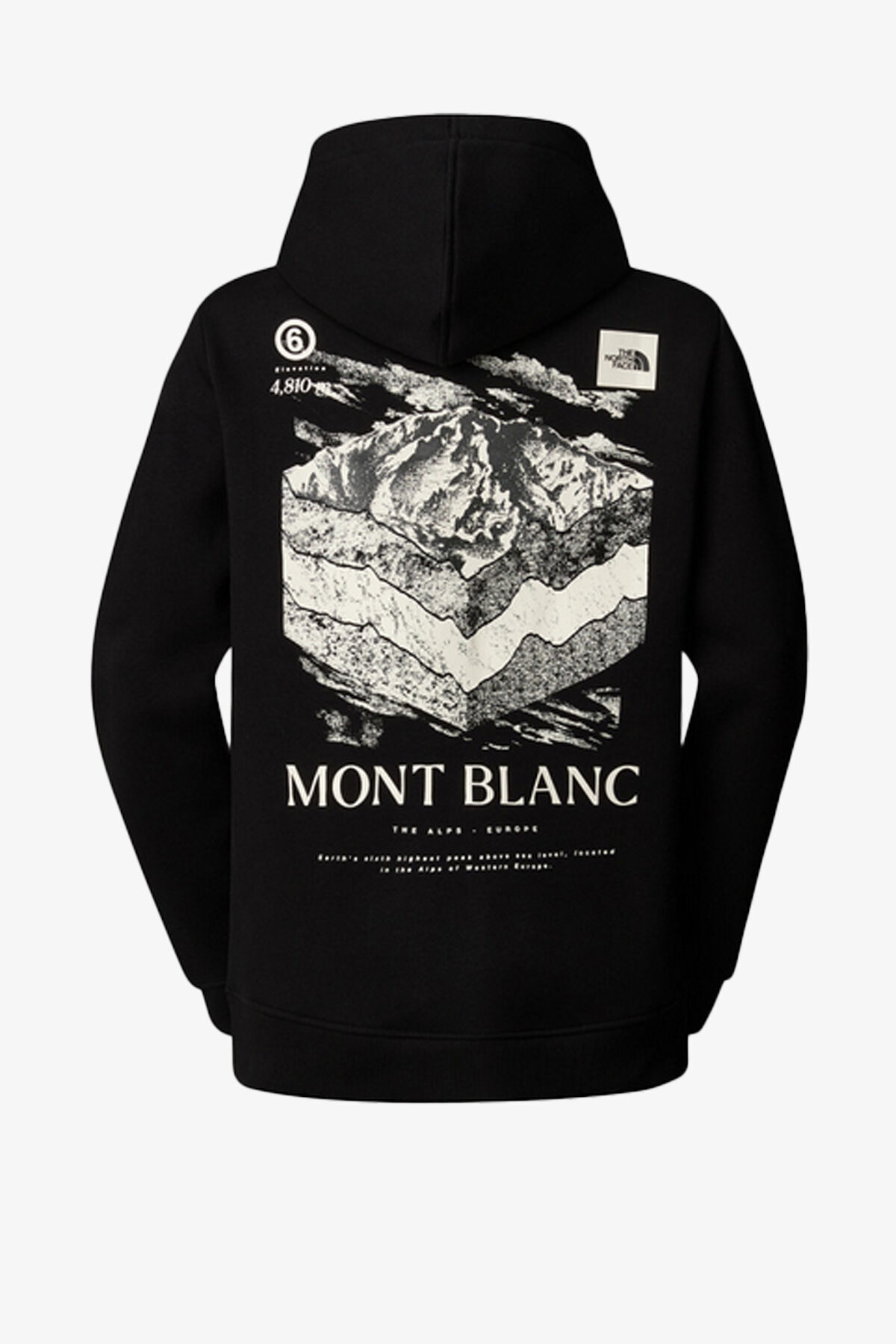 THE NORTH FACE W Hoodıe Topographıc Kadın Siyah Sweatshirt NF0A89CPJK31 görsel 2