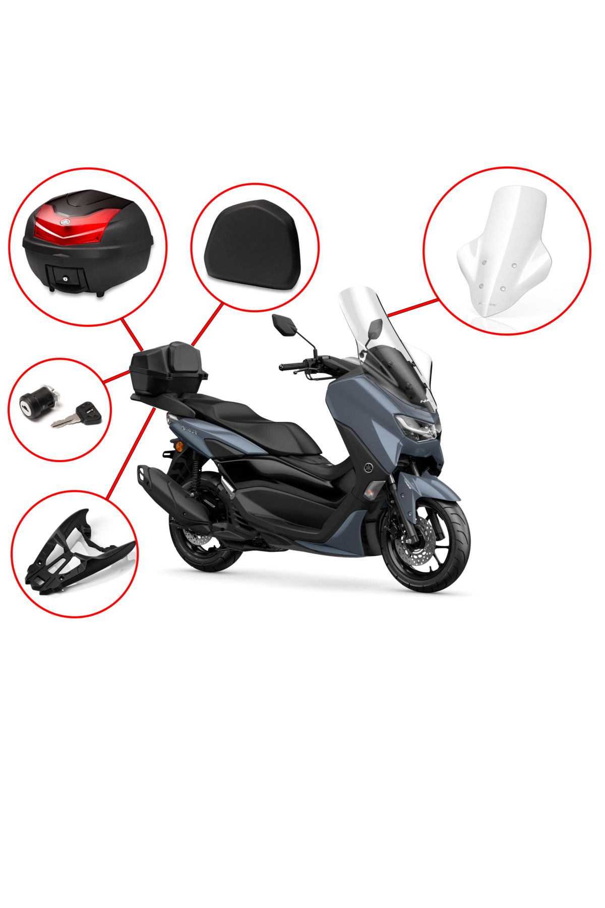 Yamaha NMAX 39L Uyumlu ŞEHİR PAKETİ - B6HFVUP00000