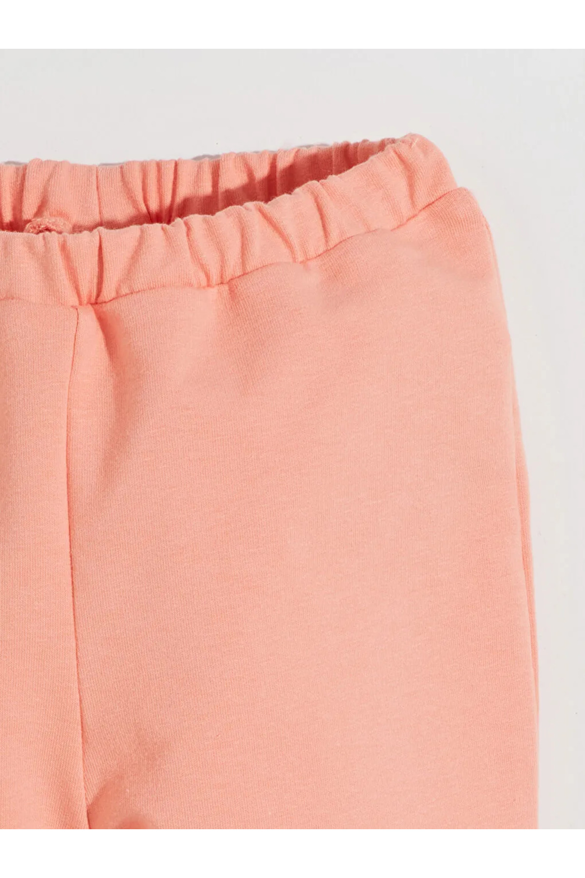 LC Waikiki-Lcw Kids Coral Color Floral Print Sweatshirt and Sweatpants for Girls - Set of 2 4
