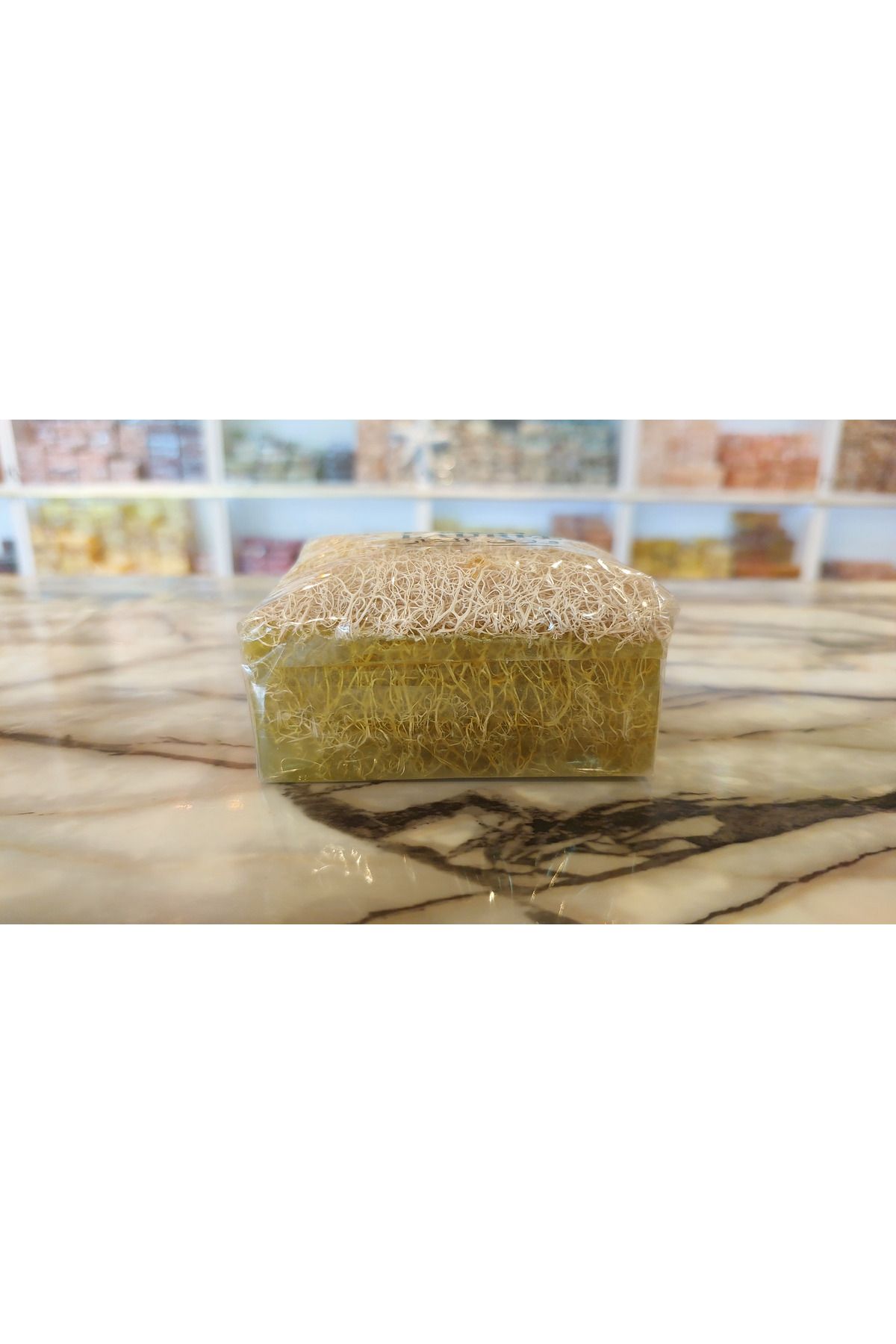 SABUNCU BABA-100% Natural Pumpkin Fiber Laurel Soap - 120 Gr - 3