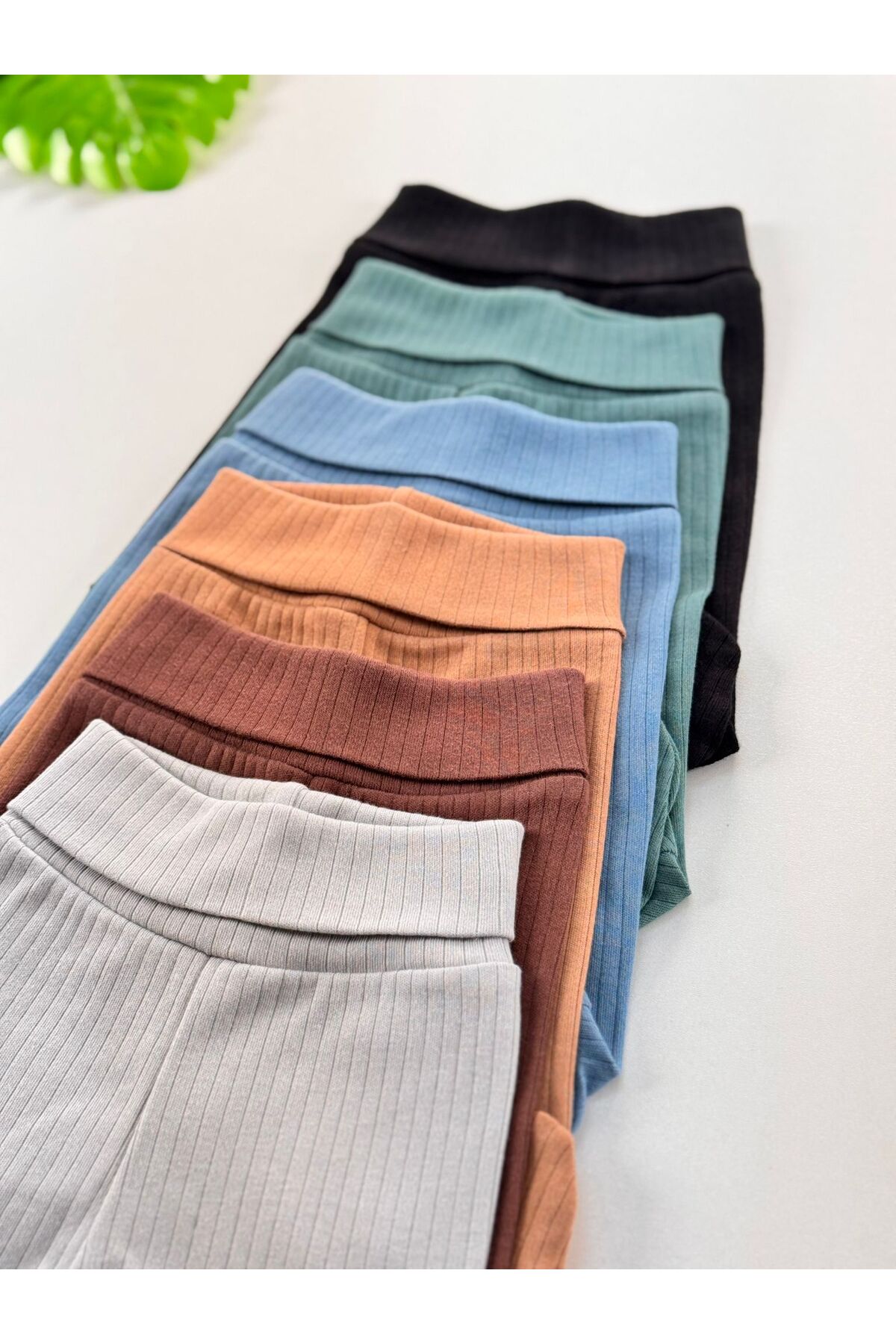 EFU BABY 6'lı %100 Pamuklu Raporlu Unisex Basic Patikli Bebek Pantolon fotoğrafı 7 (önizleme)