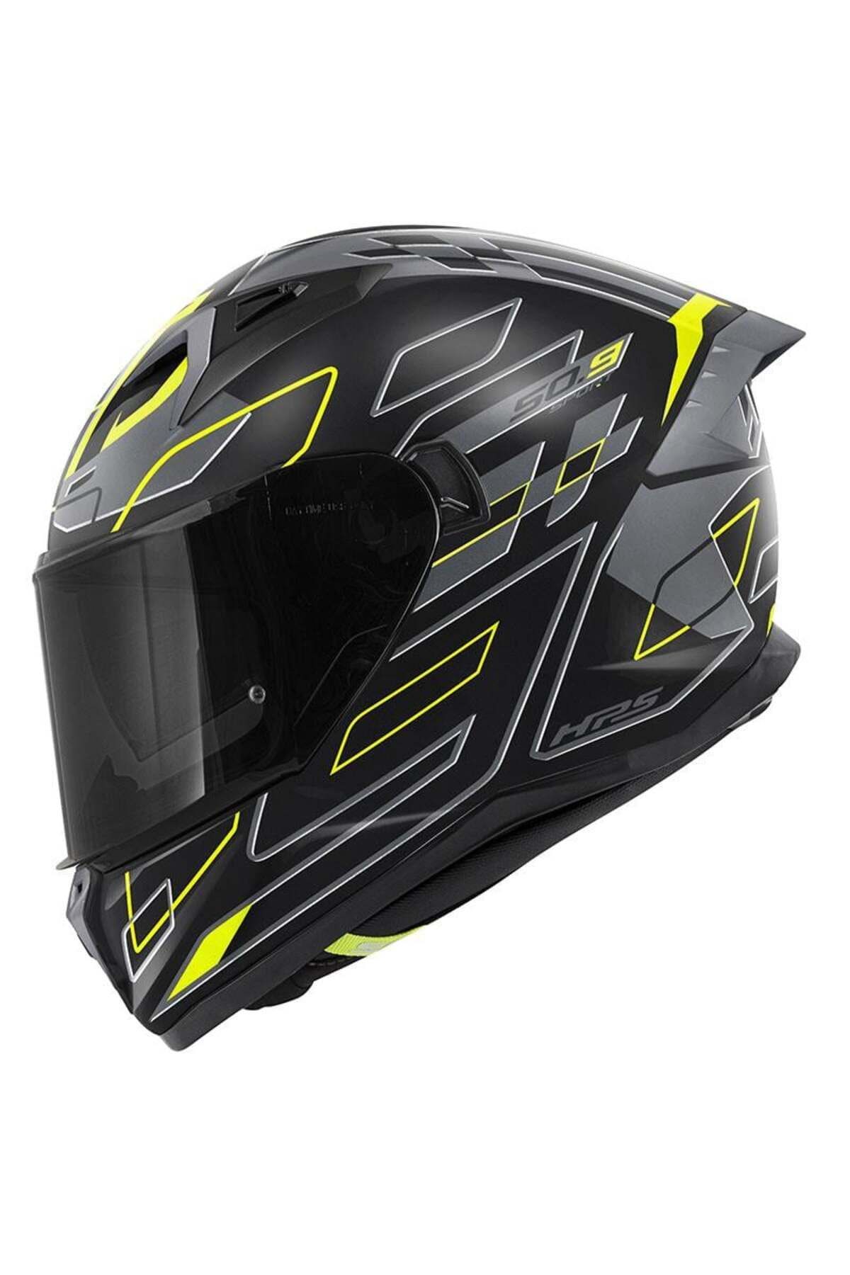 Givi-50.9 Assault Matte Black-Gray-Neon Yellow Helmet 1