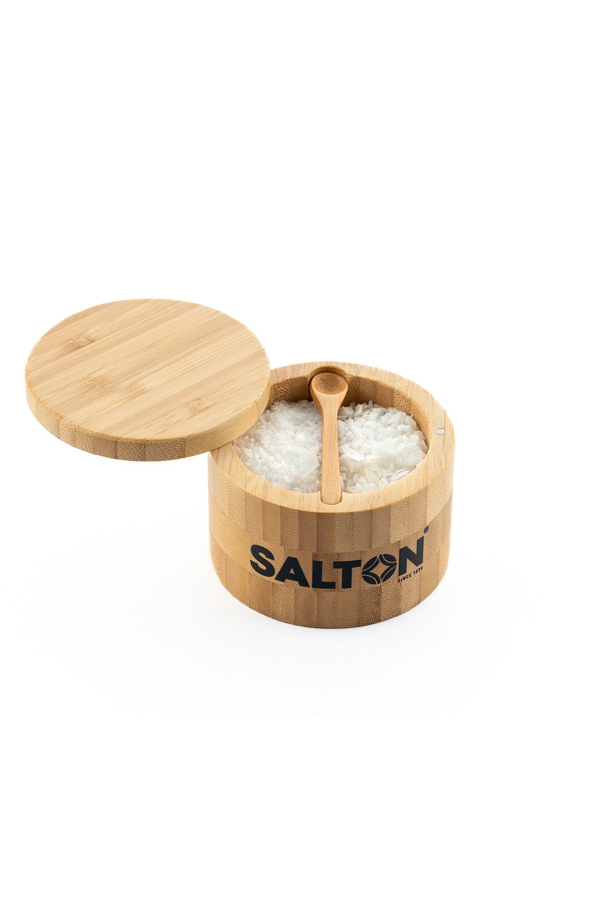 SALTON SALT Doğal Salt Flakes (YAPRAK TUZ) Bambu Kavanoz 170gr