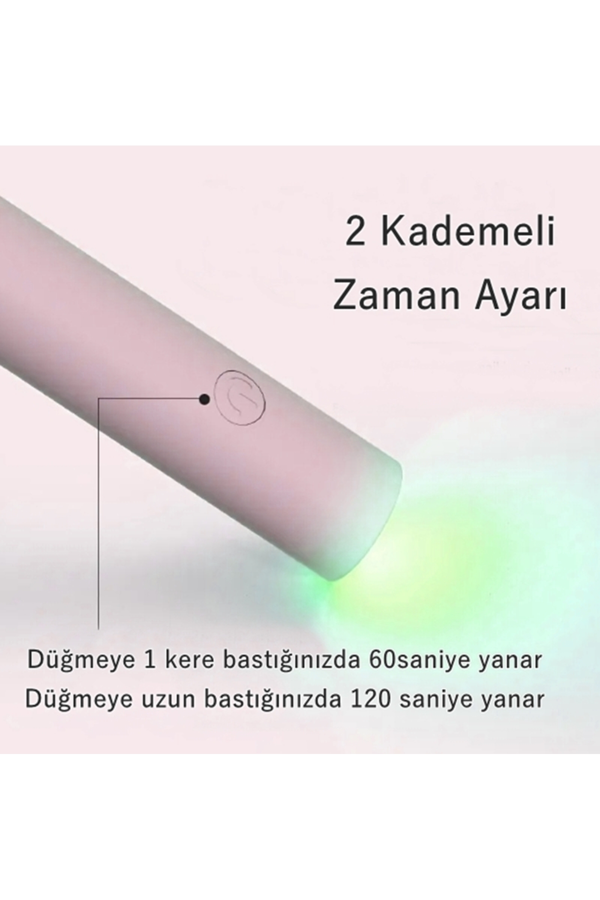 Uv Kalıcı Oje Jel Tırnak Kurutucu Epoksi Kurutucu Fototerapi Makinesi USB Kablolu Slim Kasa Pembe — c-20 _EY_ uv oje kurutucu — تصویر 3 از 6