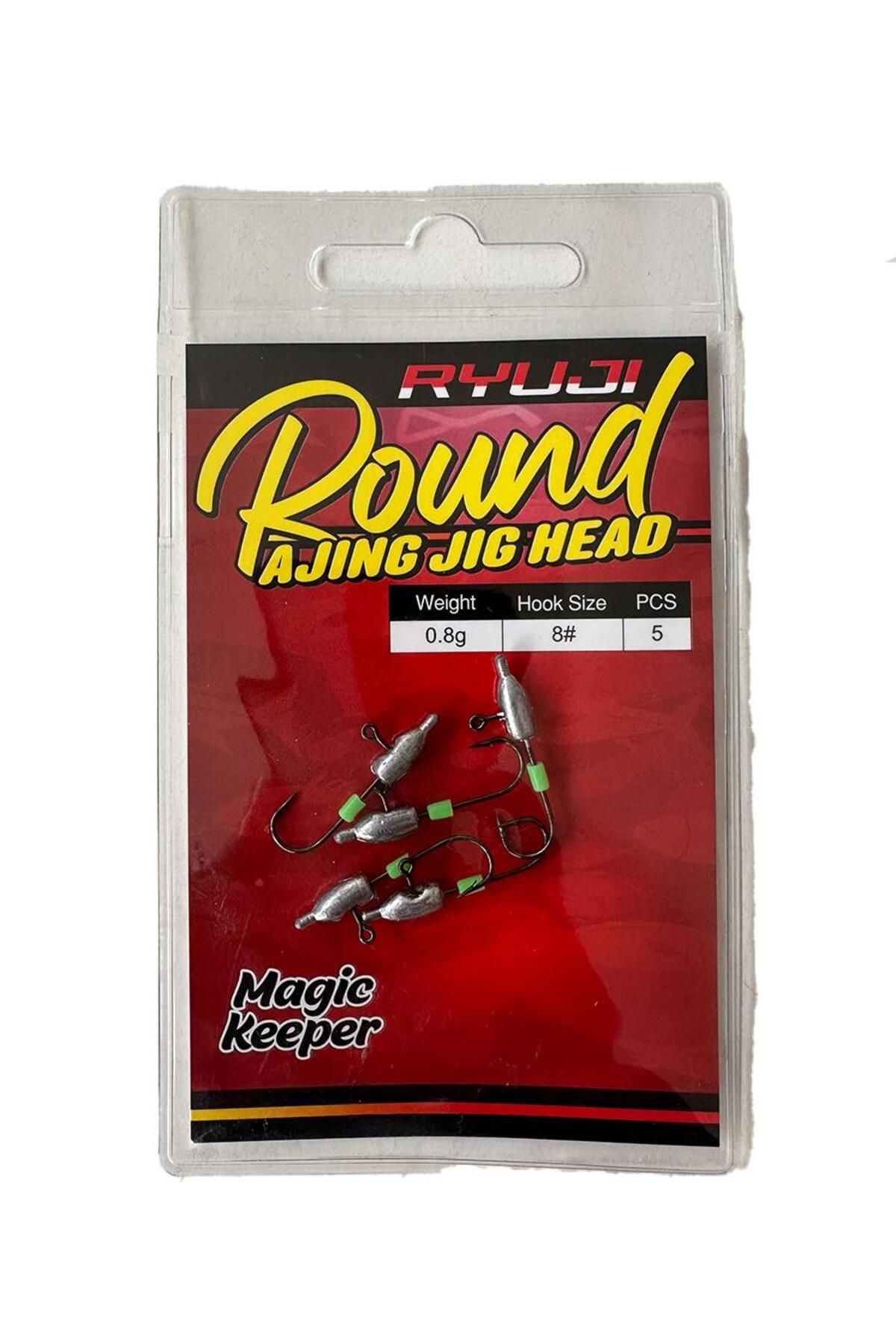 Ryuji Round Ajing Jig Head No:8 5 Adet