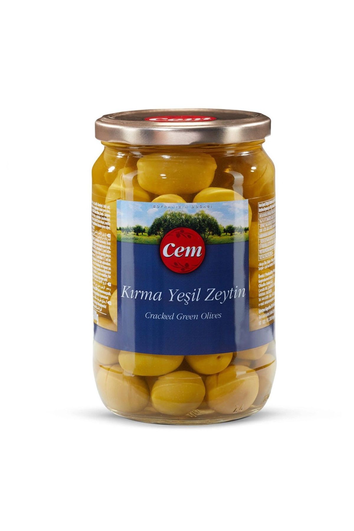 Cem Kırma Yeşil Zeytin 1000 gr Paket (3 ADET)