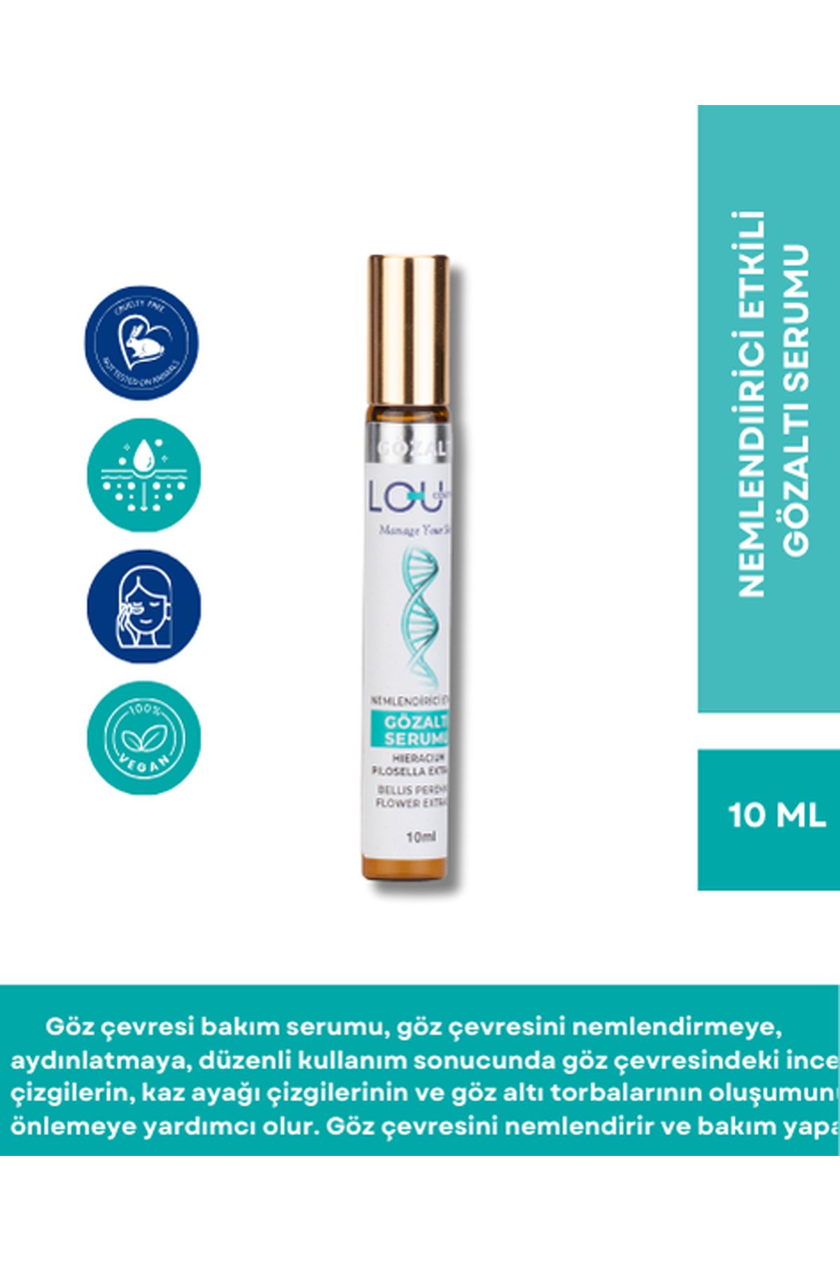 Lou Cosmetics Lou Cosmetic Eye & Göz Çevresi Serum