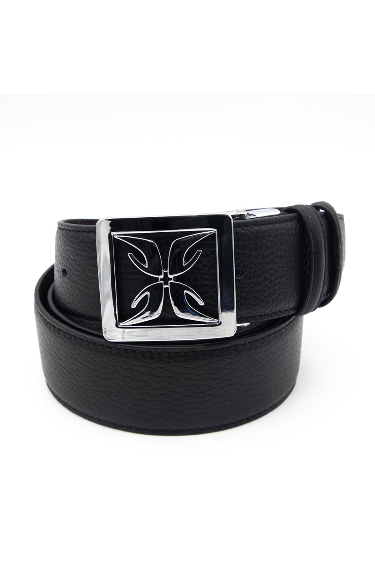 Tergan-Black-Coffee Reversible Men's Leather Belt 0334R6M 4