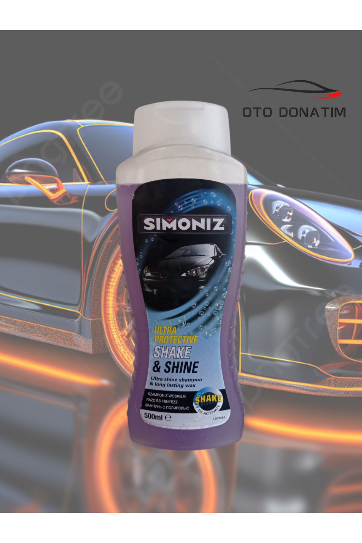 SIMONIZ Ultra Projective Shake&Shine Oto Şampuan ve Parlaklık