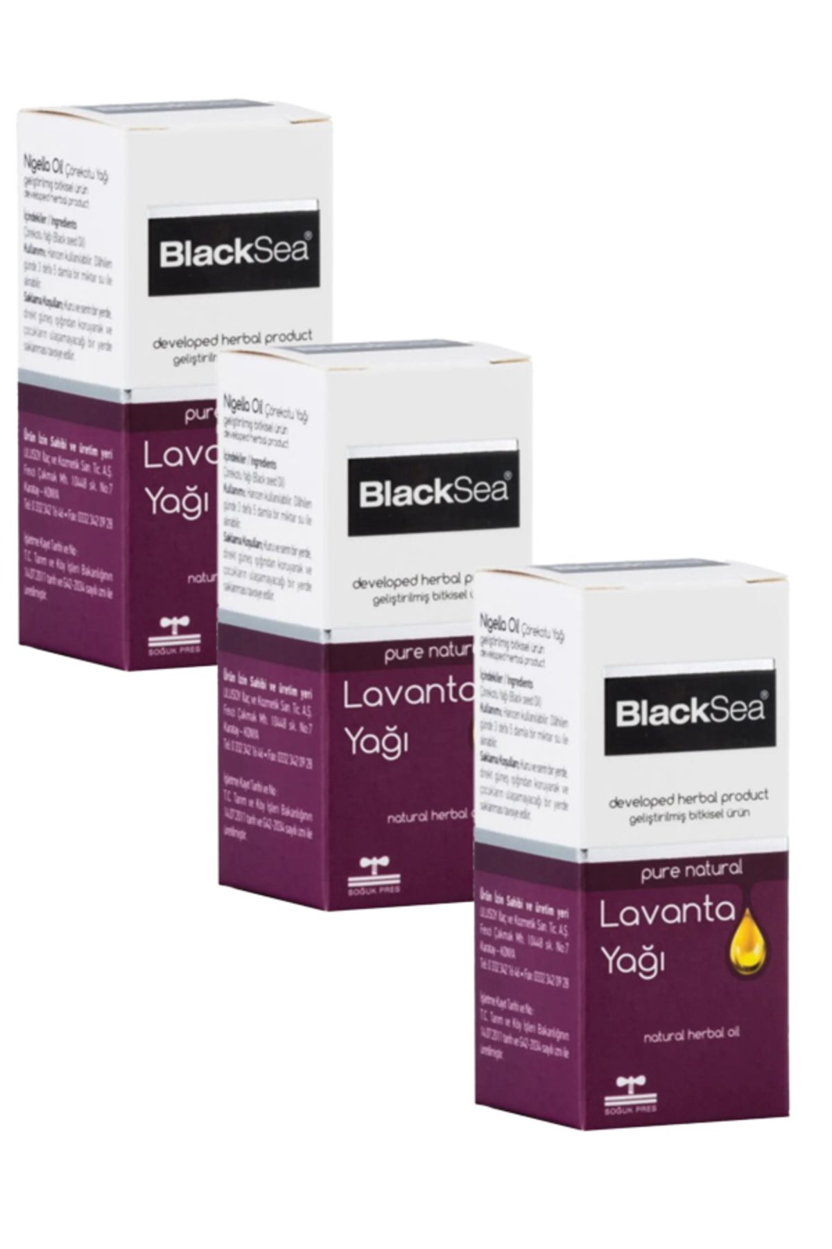 BlackSea Black Sea Lavanta Yağı 20 Ml 3 Adet