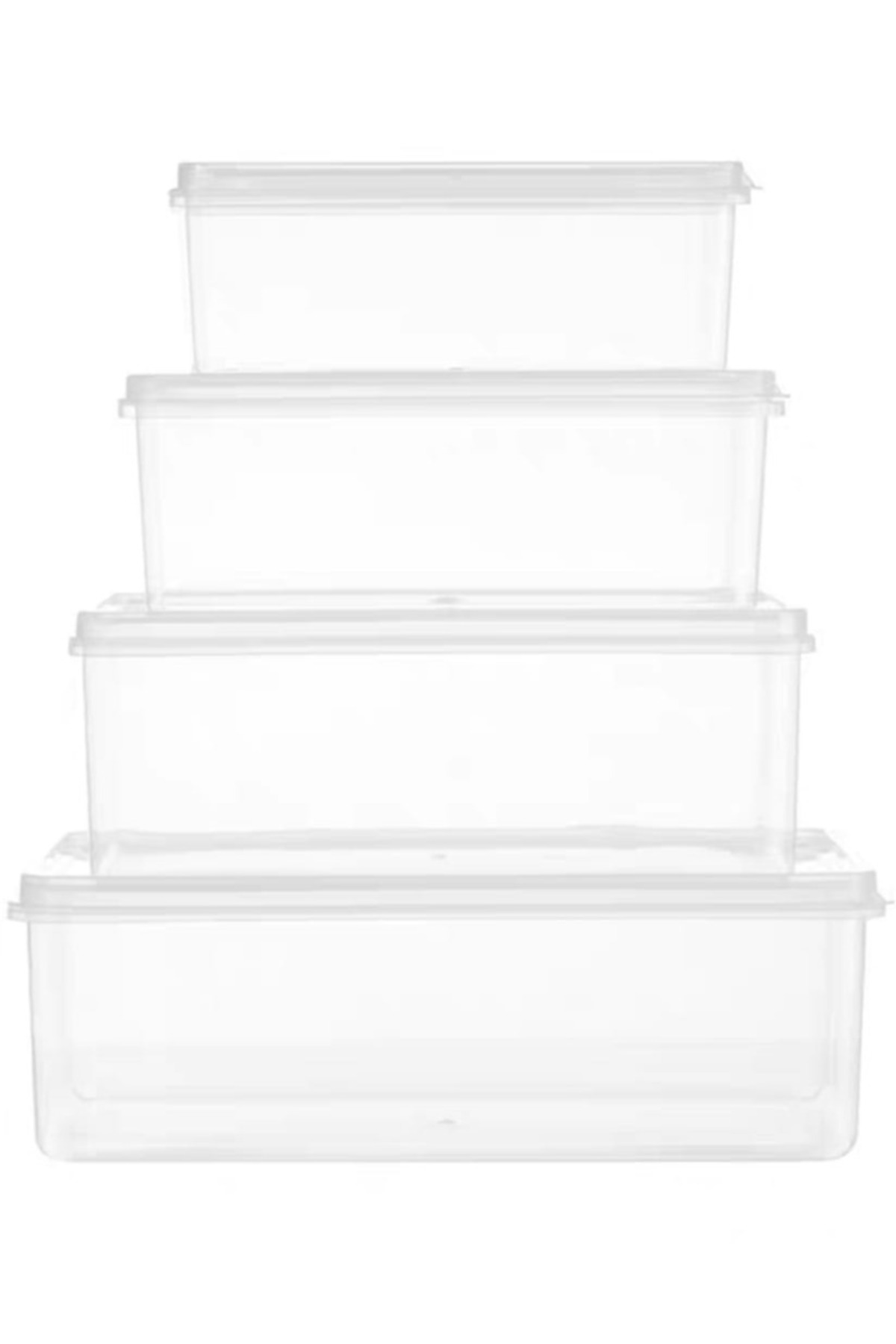 ALMUFARREJ-4 pcs containers for storing and organizing food in the fridge 3