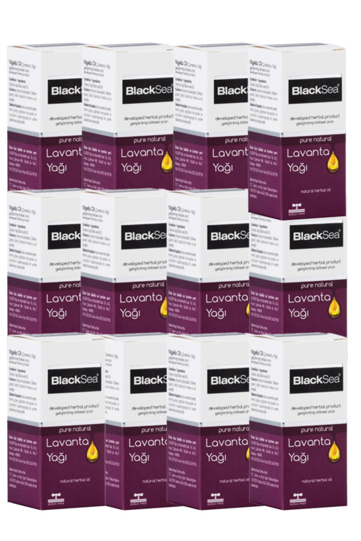 BlackSea Black Sea Lavanta Yağı 20 Ml 12 Adet