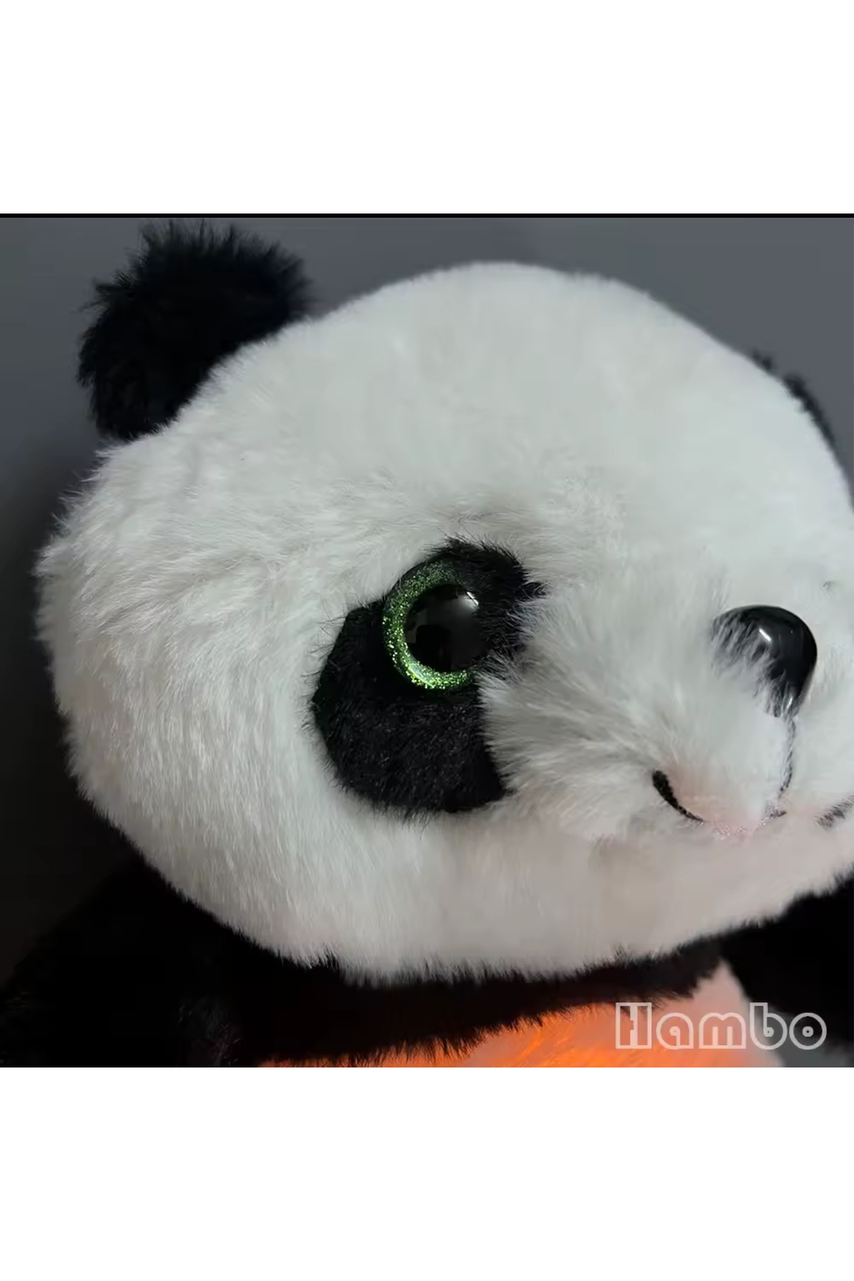 NB market Nefes alan panda peluş oyuncak uyku arkadaşı müzikli ışıklı nefes alıp veren peluş fotoğrafı 3 (önizleme)