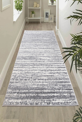 ALPSAN CARPET Venture Gri Modern Dokuma Yolluk Halı