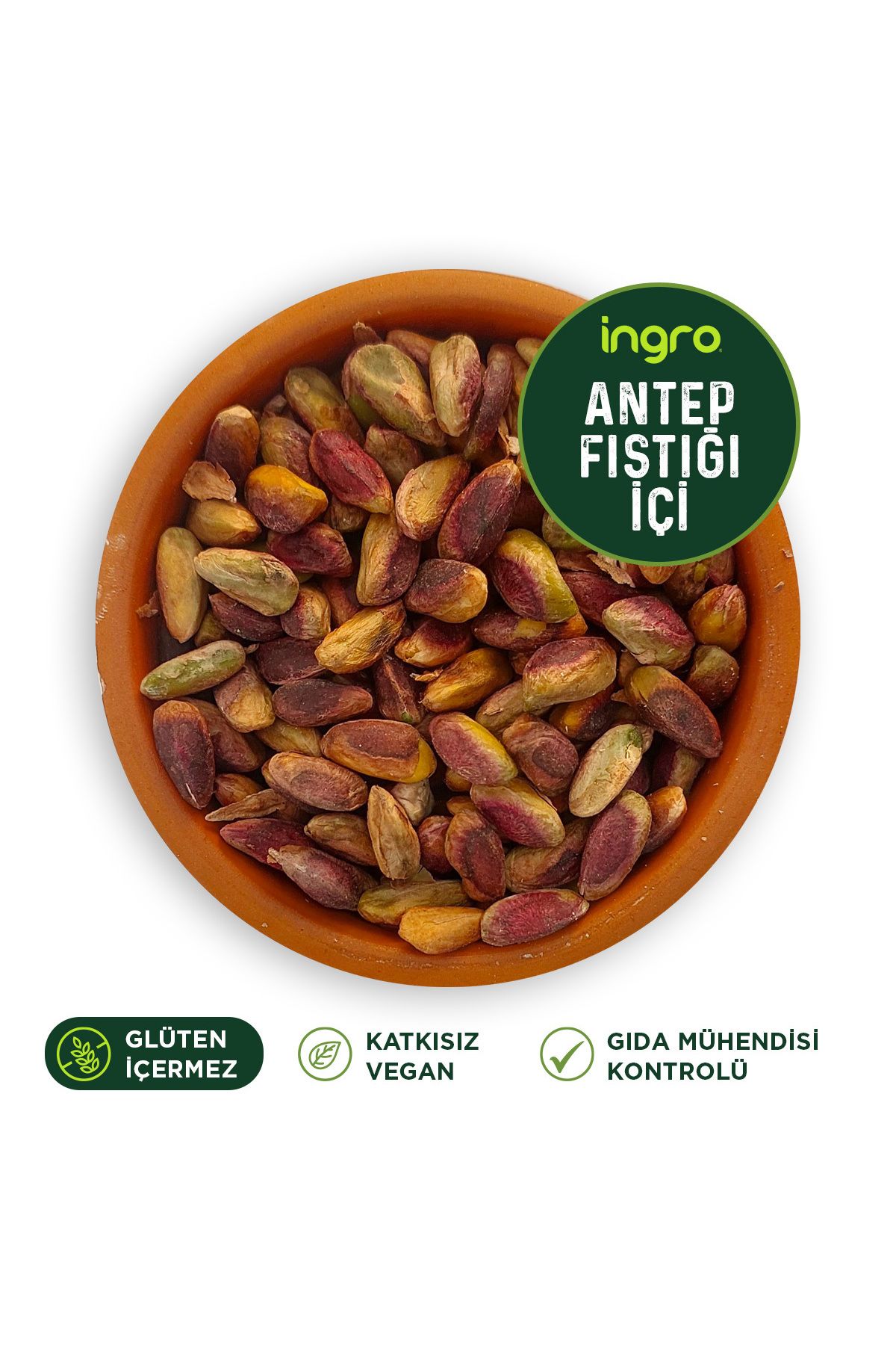 İngro Glutensiz Antep Fıstığı Içi 1000 G