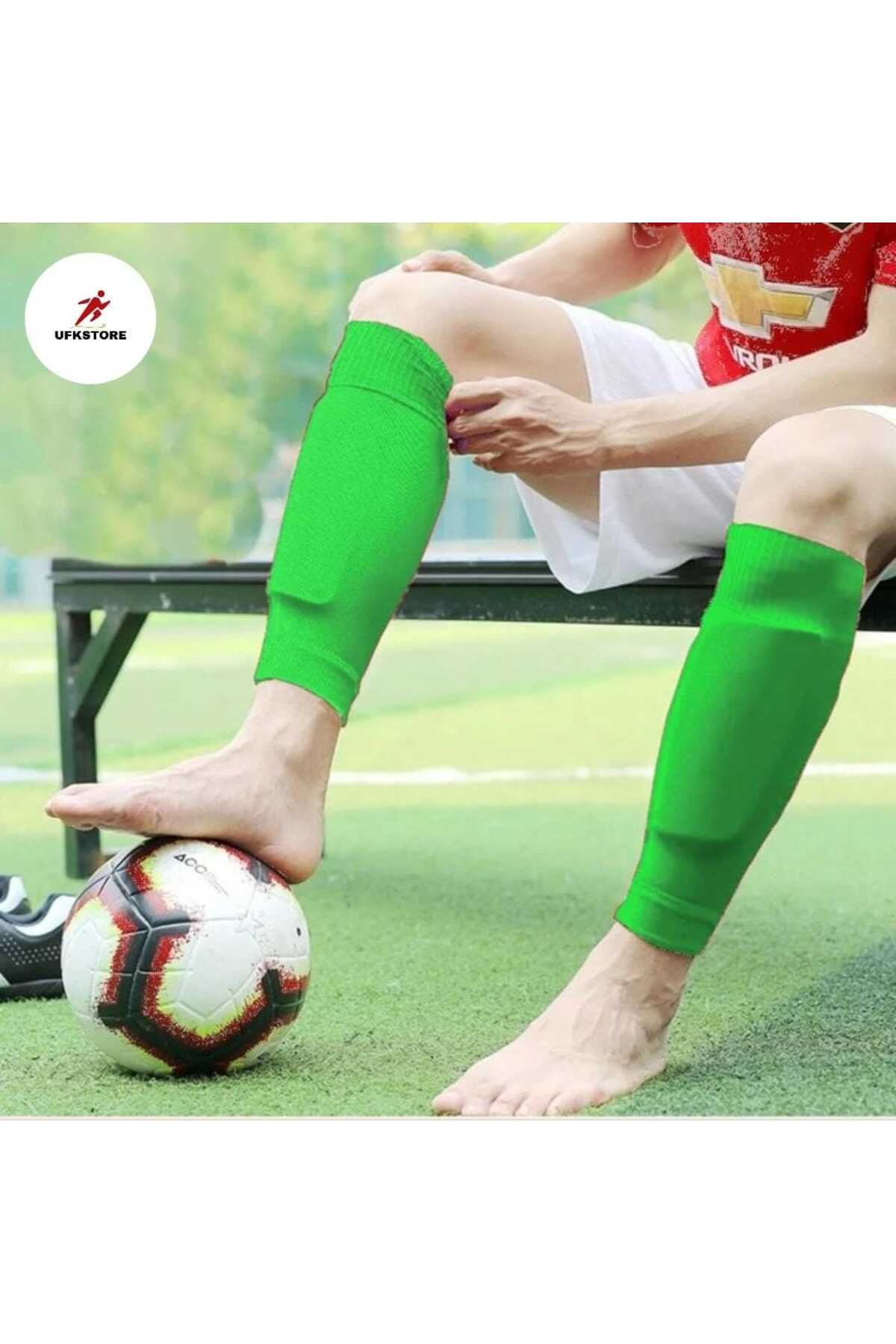 UFKSTORE Tabansız Futbol Çorabı Tozluk Futbolcu Tozluğu Tabansız Tekmelik Tutucu