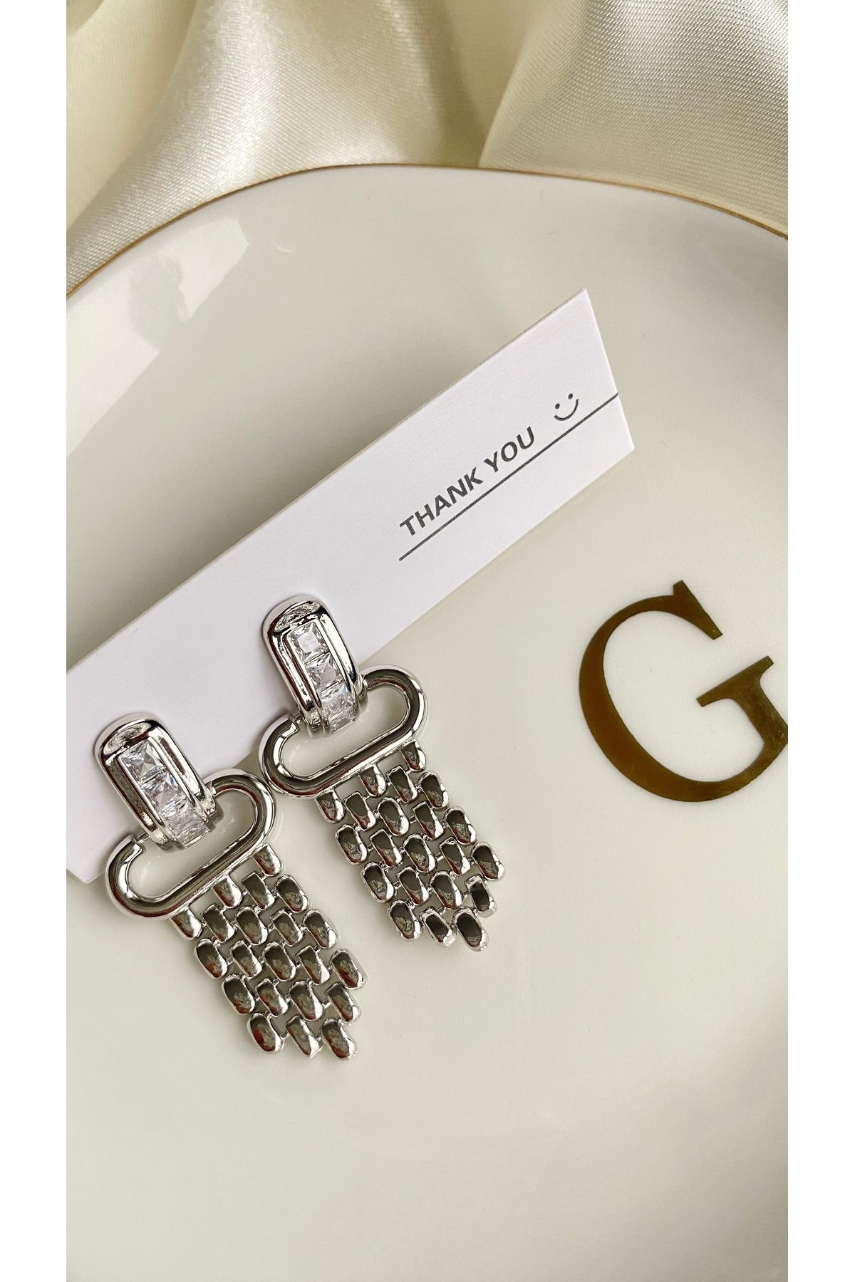 GAMZE-Steel VIP EARRING SET 2