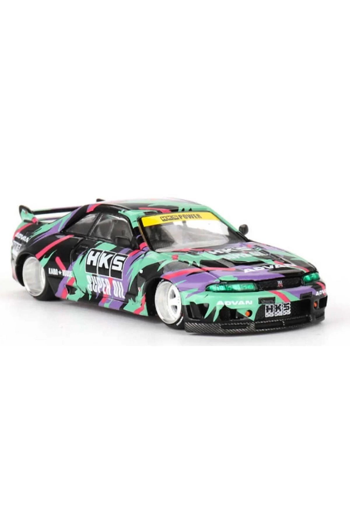 Basic Fun-1/64 Nissan Skyline Gt-R (R33) Hks V1 Khmg129 Mini 1