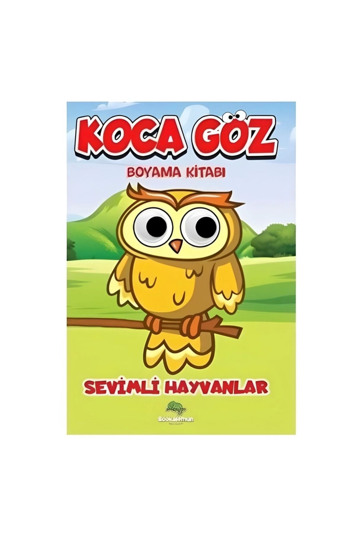 KdrElektronik Çocuk Koca Göz Sevimli Hayvanlar Boyama Kitabı