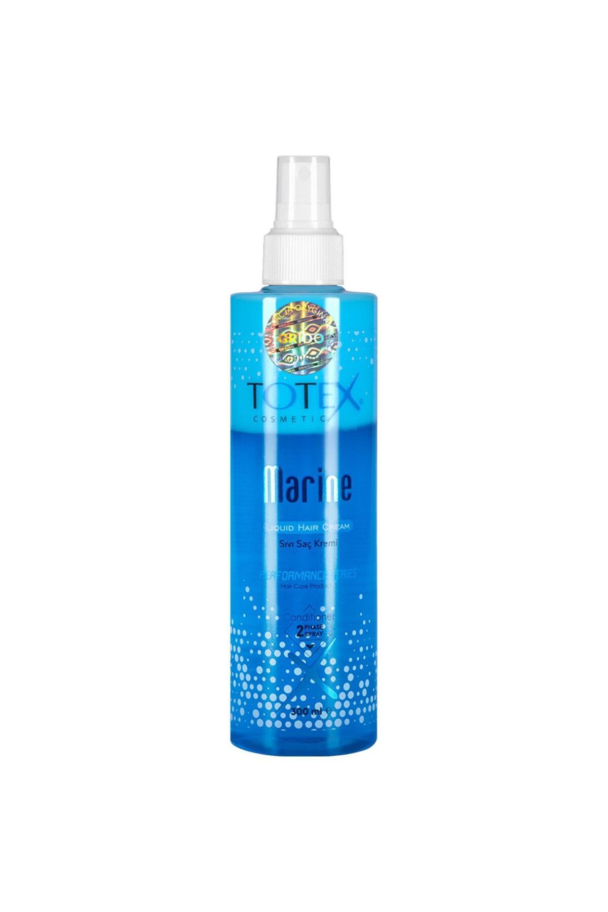 TOTEX Marine Sprey Saç Kremi | 2 Fazlı Kondisyoner | Sıvı Saç Kremi | Dolaşıklık Açıcı | 300 ml