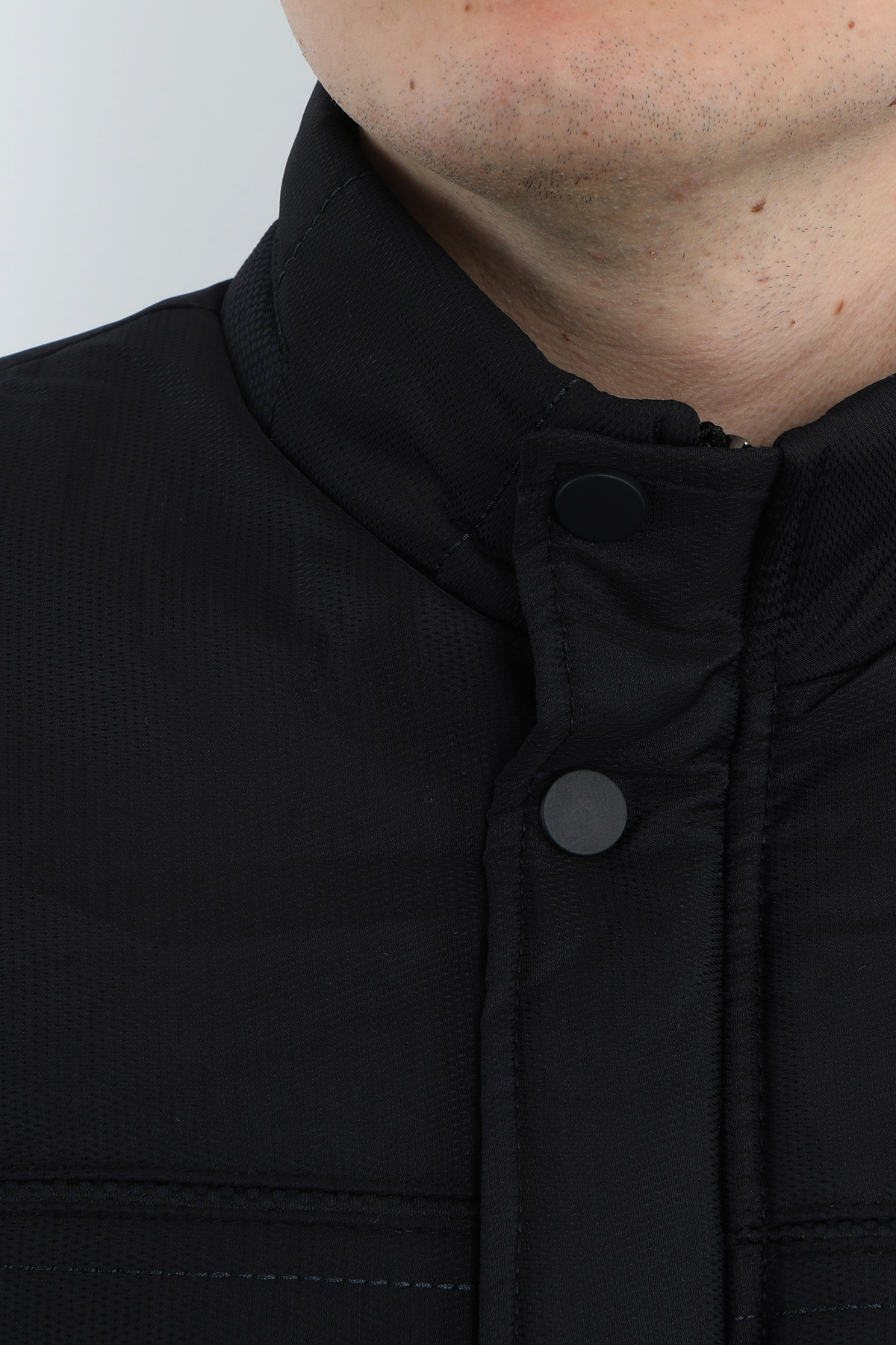 Veli Önkal-Stand Collar Men's Jacket with Pockets and Zipper Closure 5