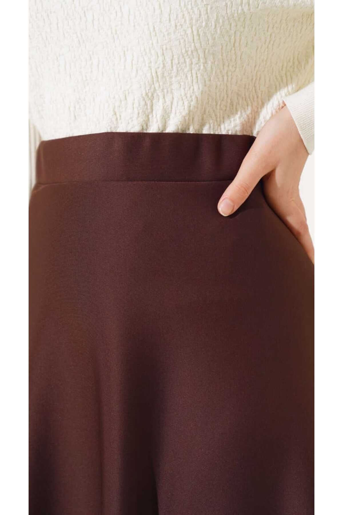 MODA VEDAT-Women's Long Scuba Skirt 3