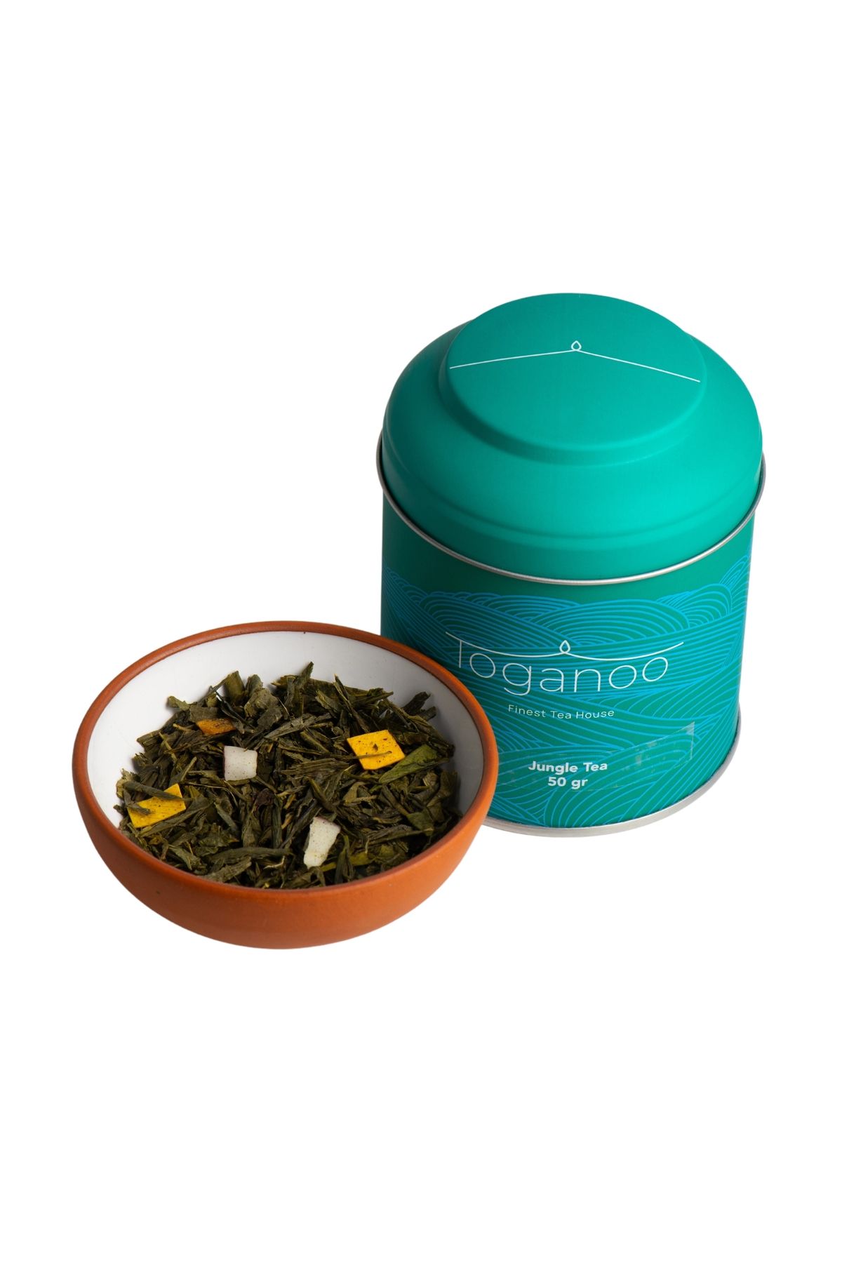 Toganoo Jungle Tea Mango Hindistan Cevizi Aromalı Yeşil Çay 50 gr