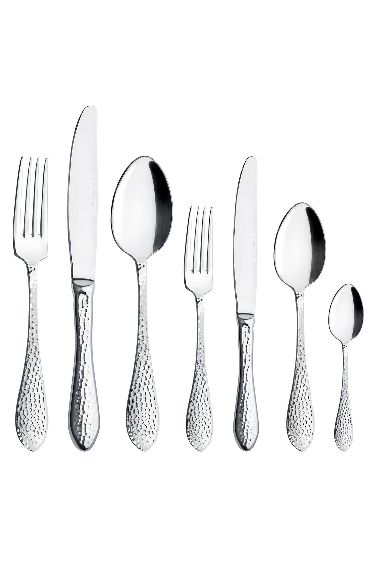 Madame Coco-La Rose 84 Pieces - Silver Spoon Set 6