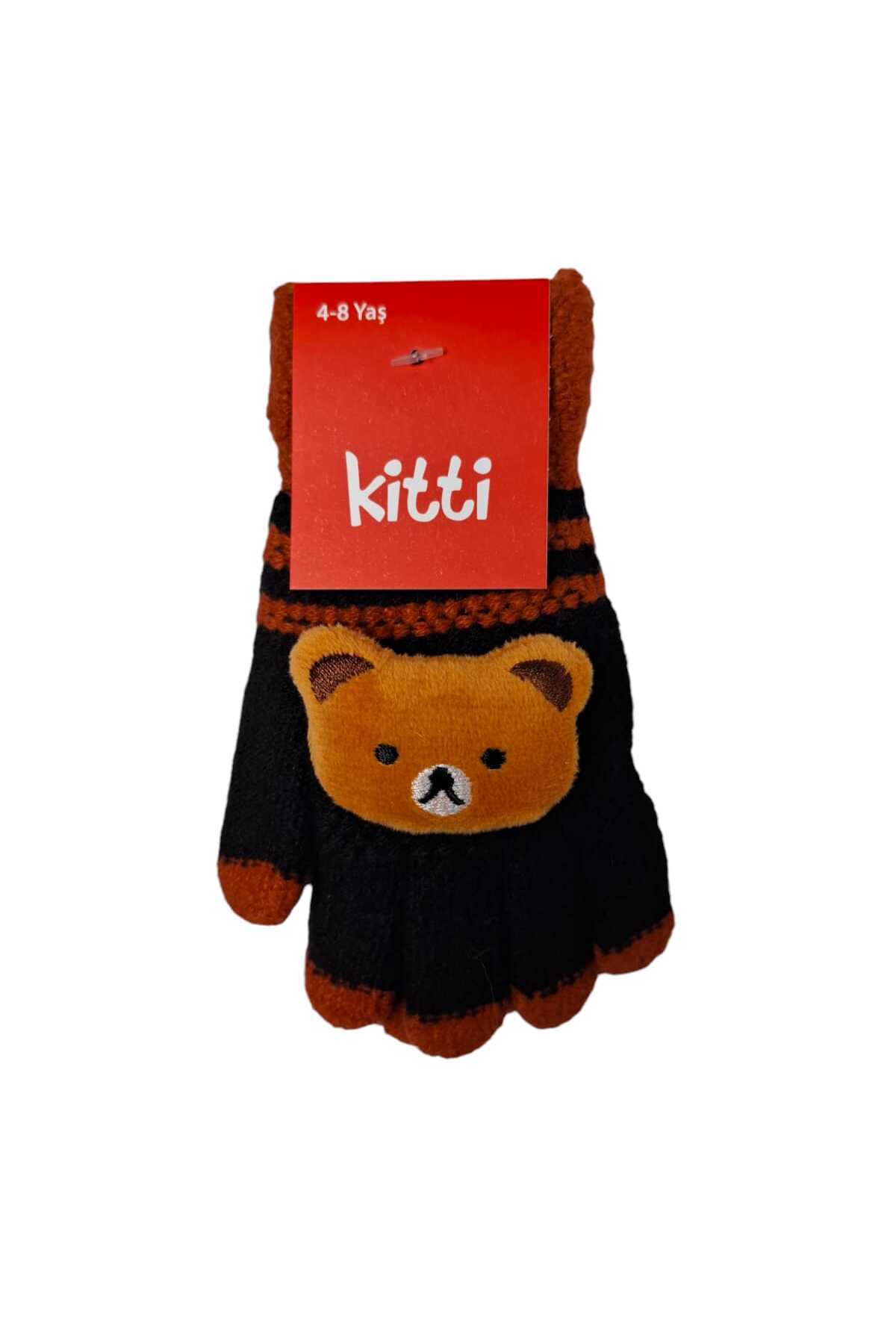 Kitti Spteks Kitti 4-8 Yaş Çocuk Erkek Örme Eldiven fotoğrafı 2 (önizleme)