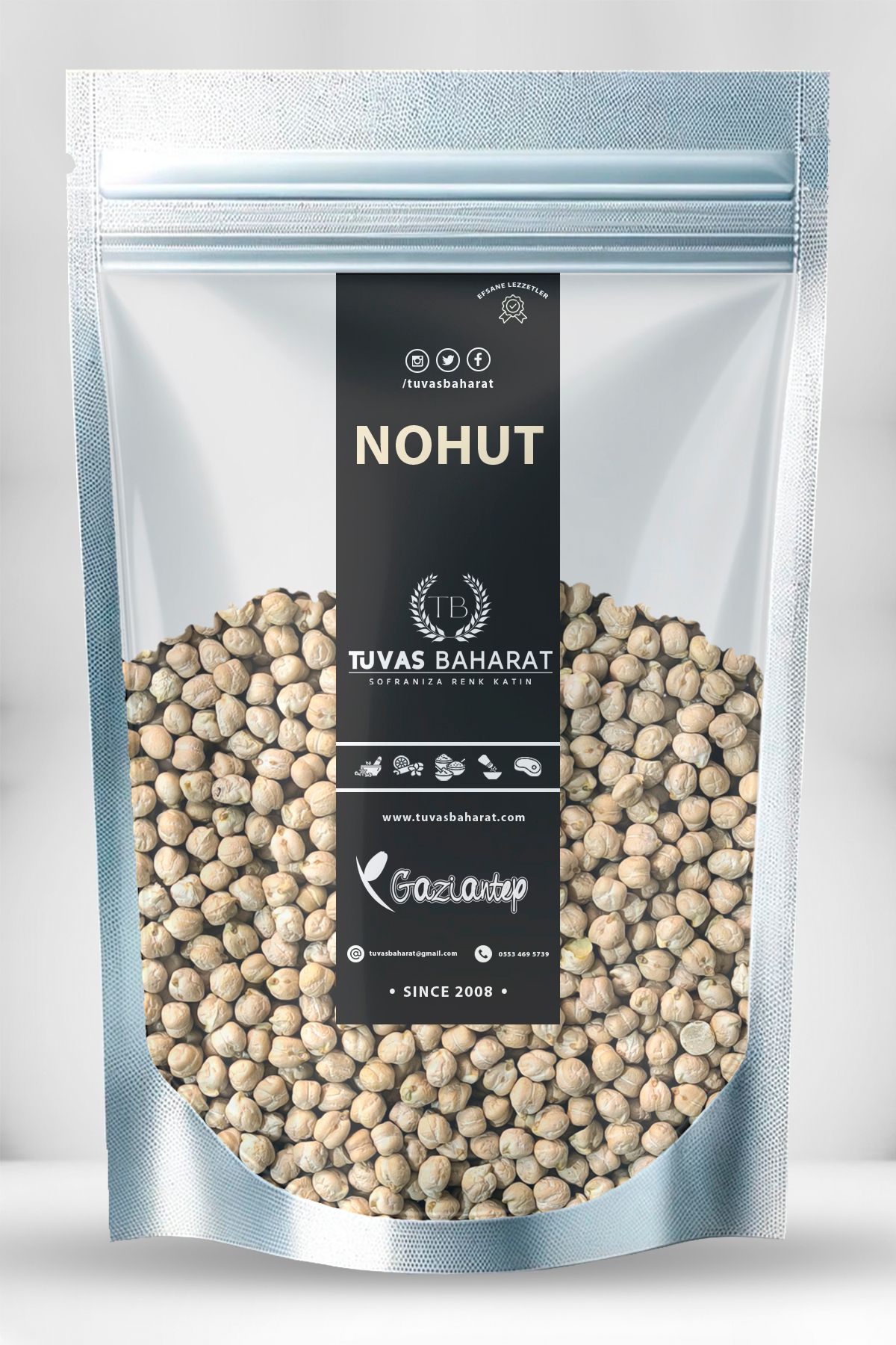 TUVAS BAHARAT Yerli Nohut 1 KG