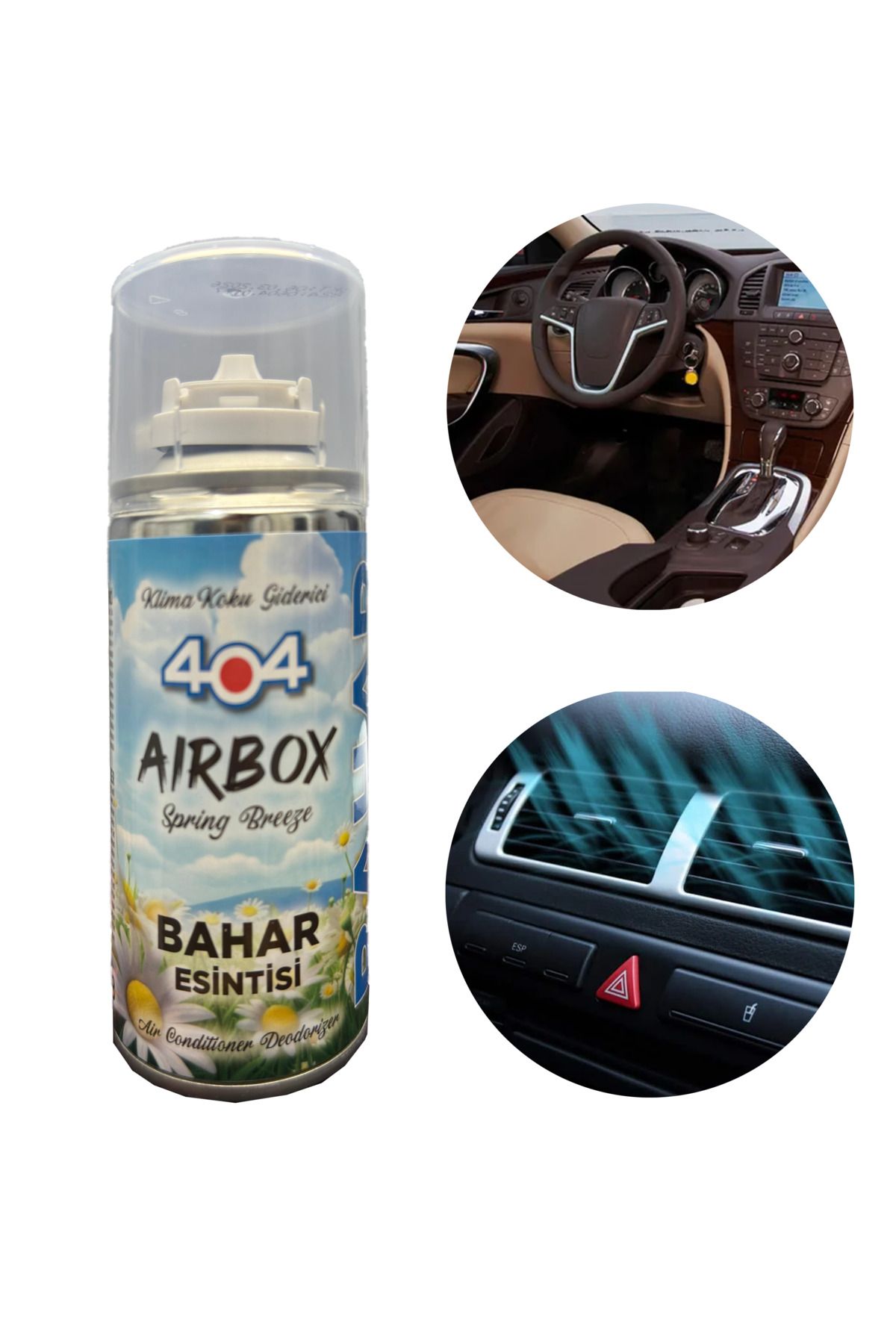 GONDEX Klima Fresh Temizleyici, Klima Koku Giderici, Airbox Klima Temizleyici Bahar Esintisi 150 ml