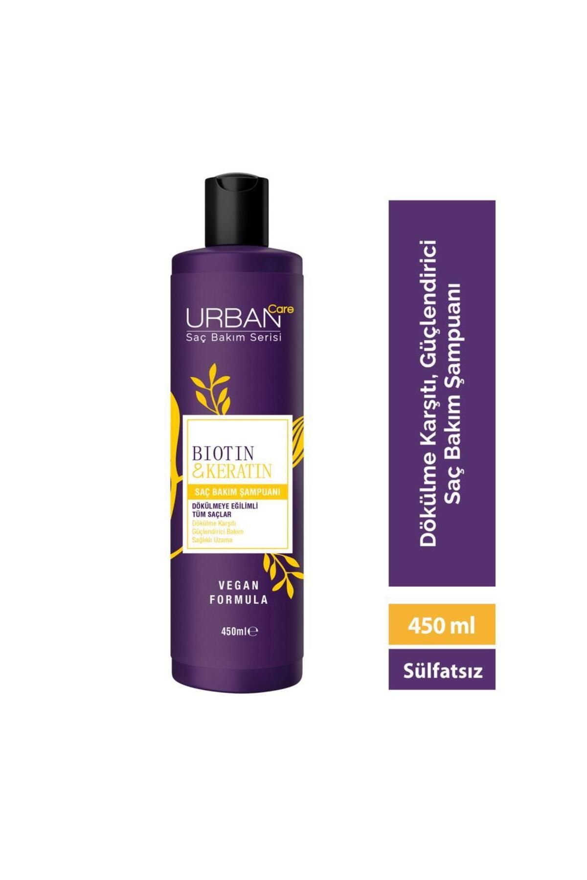 Urban Care Biotin&keratin Dökülmeye Eğilimli Saçlara Özel Şampuan-vegan-450 Ml-4