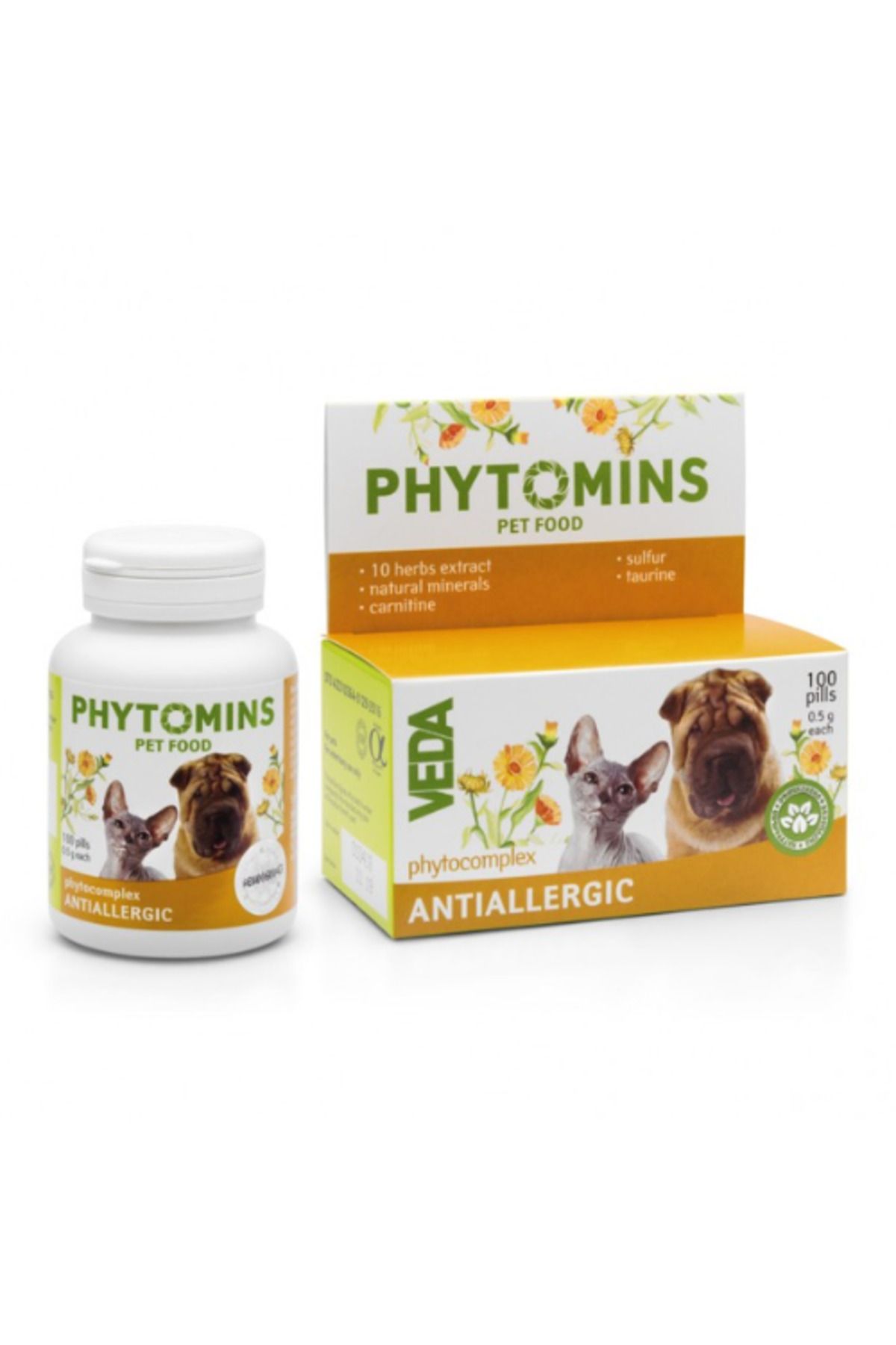 Vedavet PETLOVEBUTİK PHYTOMINS Antiallergic Tablet Ve Alerji İçin Tablet