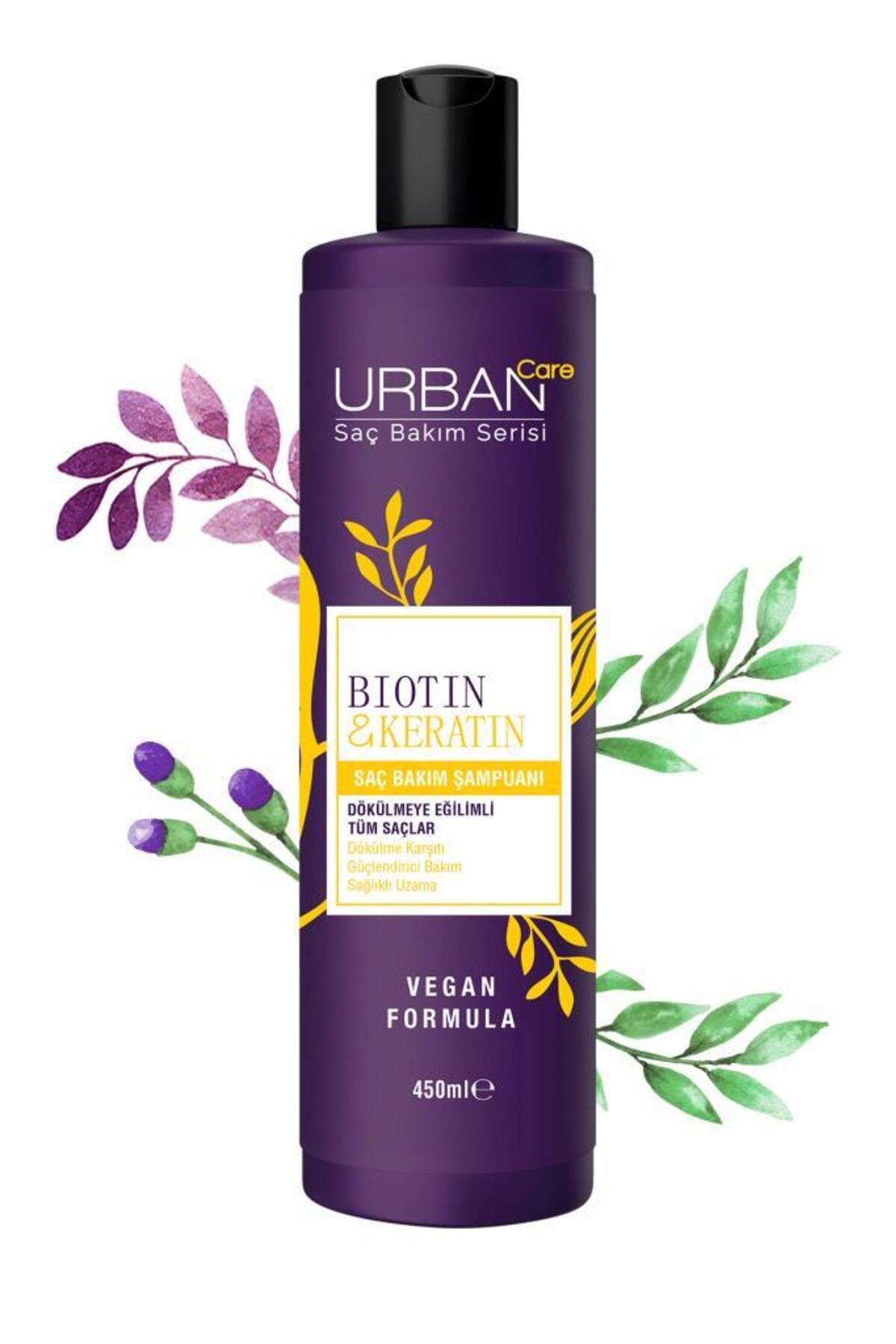 Urban Care Biotin&keratin Dökülmeye Eğilimli Saçlara Özel Şampuan-vegan-450 Ml-3