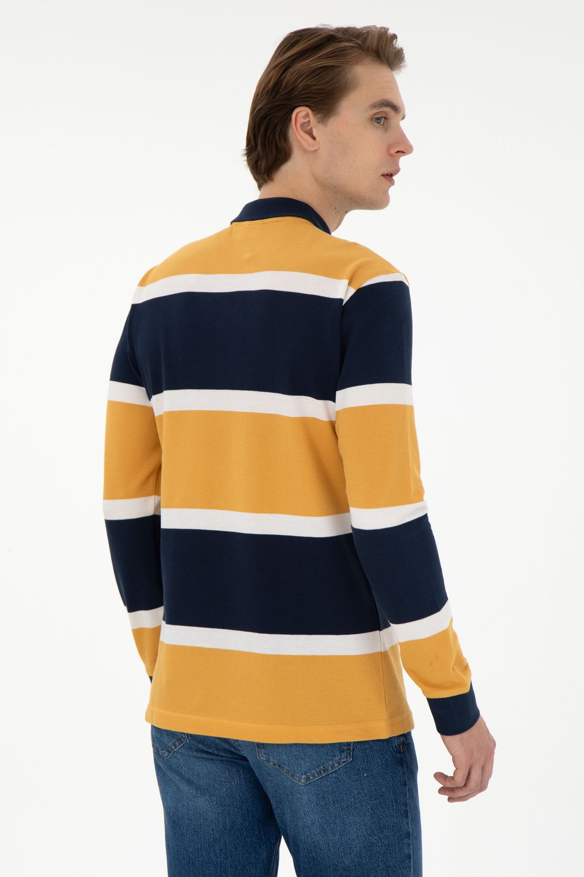 U.S. Polo Assn.-Men's Mustard Sweatshirt 50270886 -Vr072 5