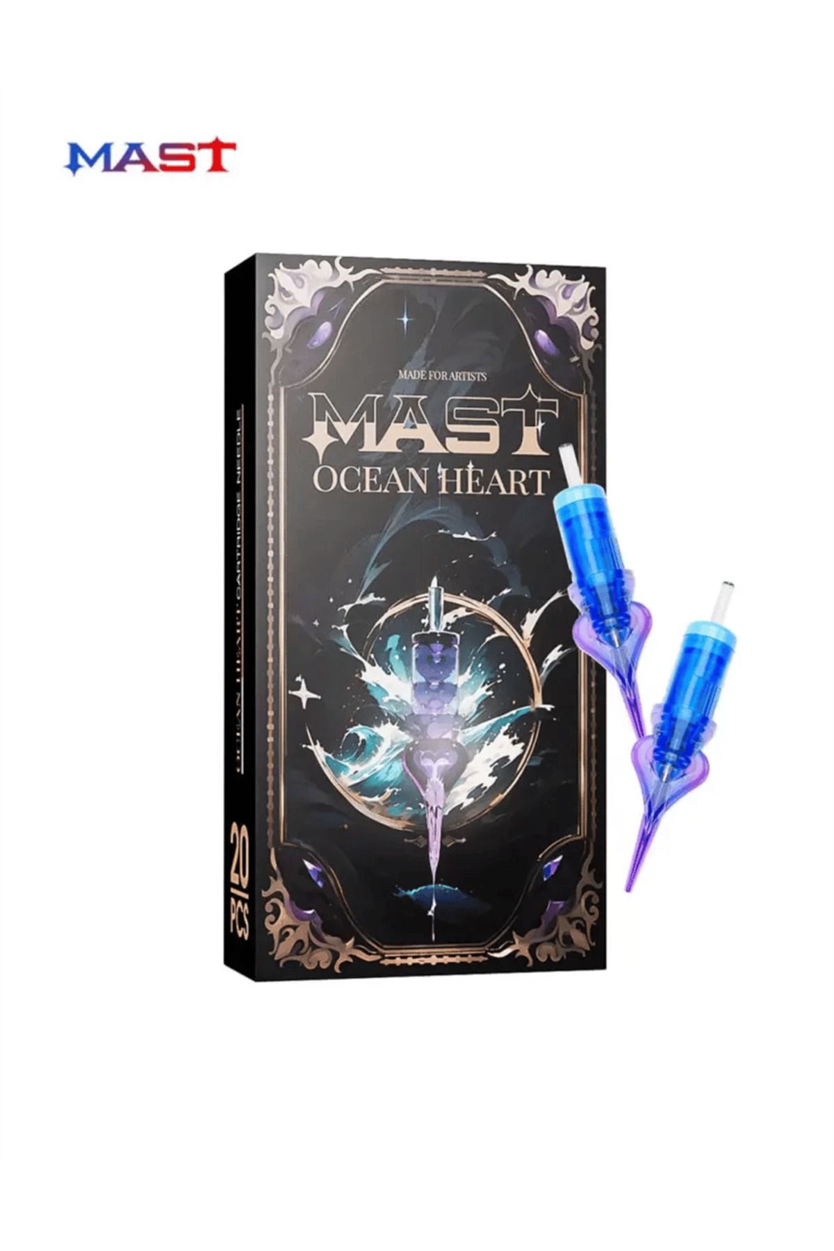 MAST Ocean Heart Cartridges 0603 RL Long Taper - Kalıcı Makyaj İğnesi