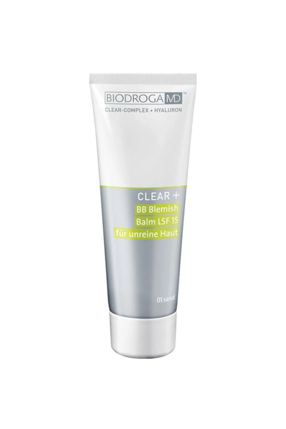 Biodroga BB SPF 15 For Impure Skin 01 Sand - Problemli Ciltler İçin 15 Koruma Faktörlü Blamish Balm 01 kum