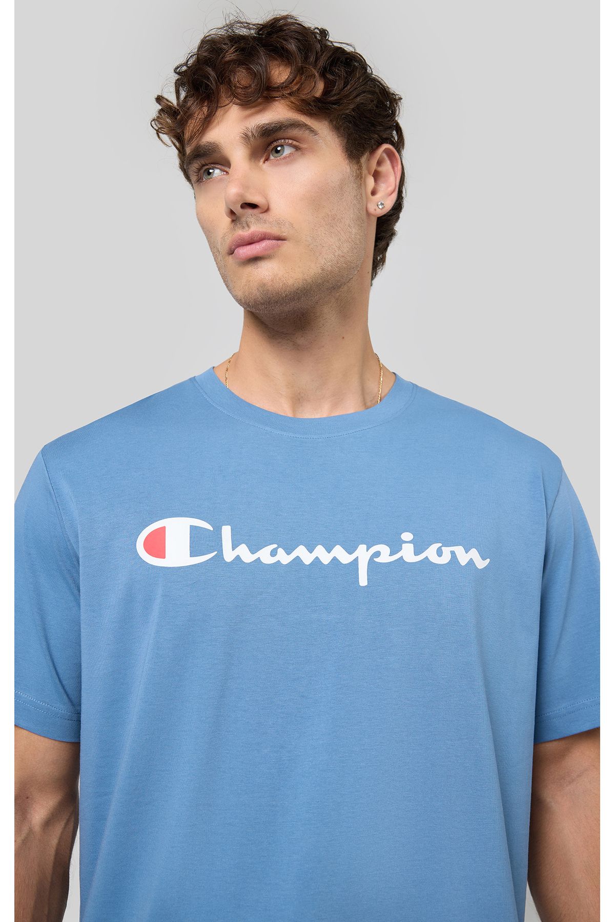 تی شرت آبی مردانه فروشگاه اسکریپت SS TEE اورجینال Champion