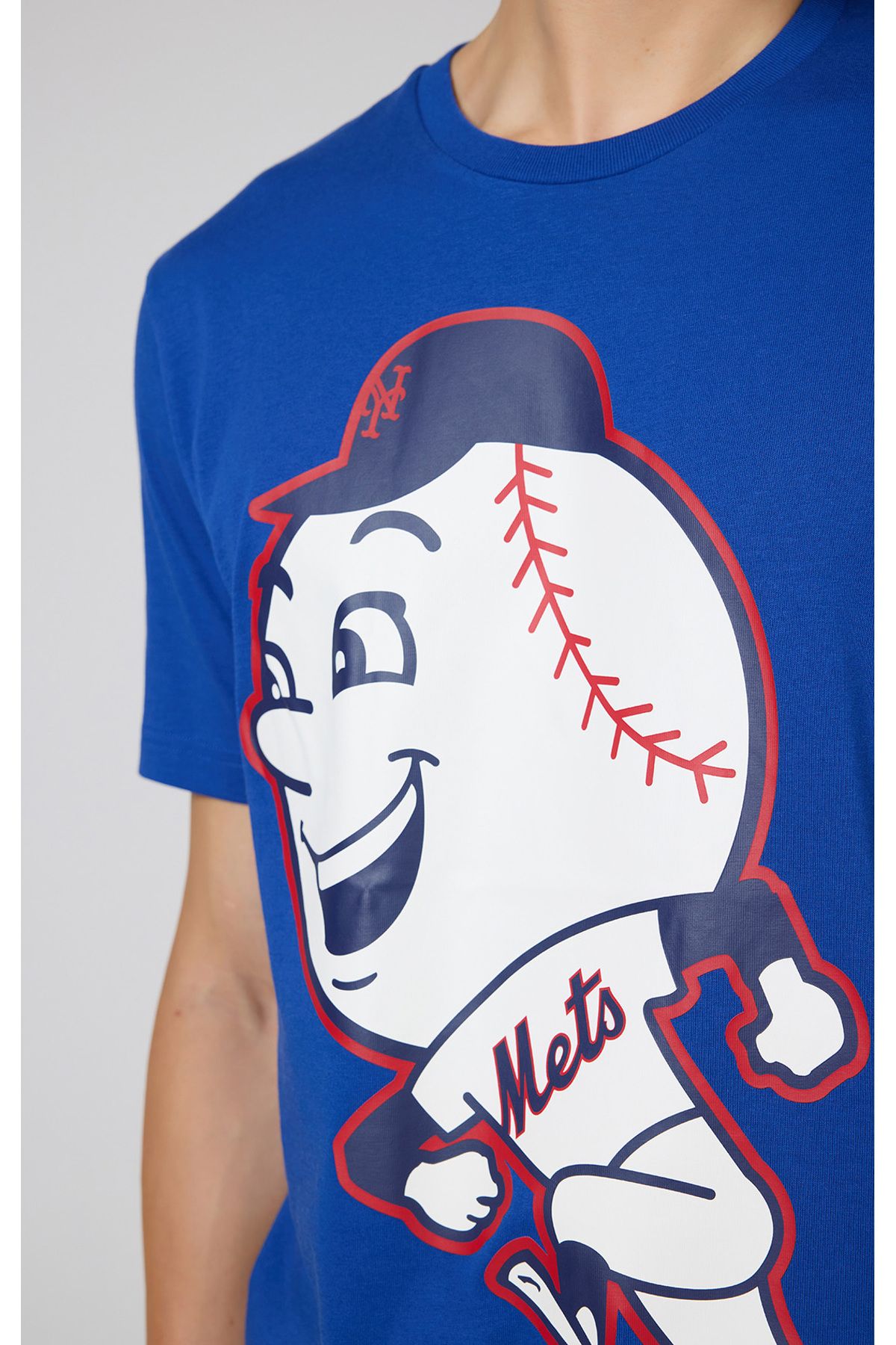 تی شرت آبی مردانه خدمه MLB اورجینال Champion