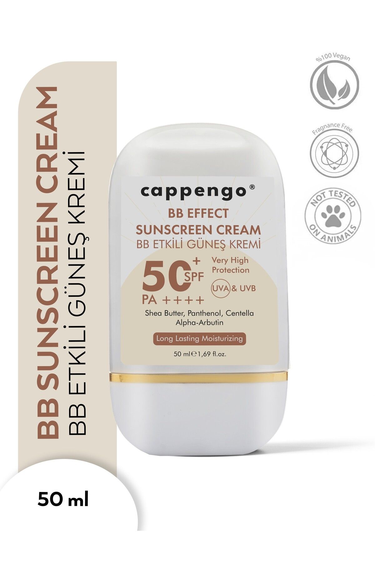 cappengo BB Güneş Kremi 50 Spf 50 ml