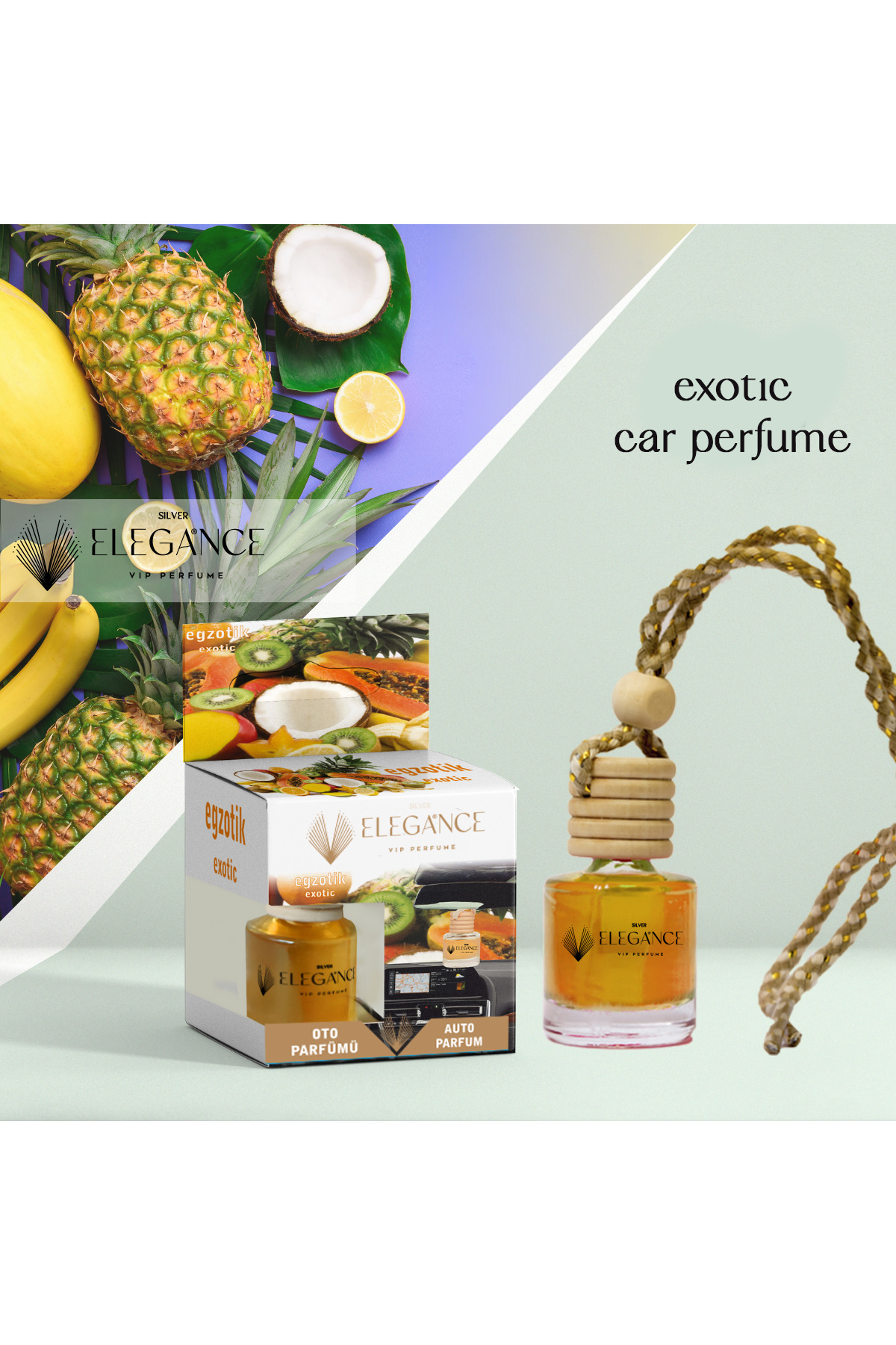 Egzotik Oto Kokusu Bambu Kapaklı Araba Kokusu