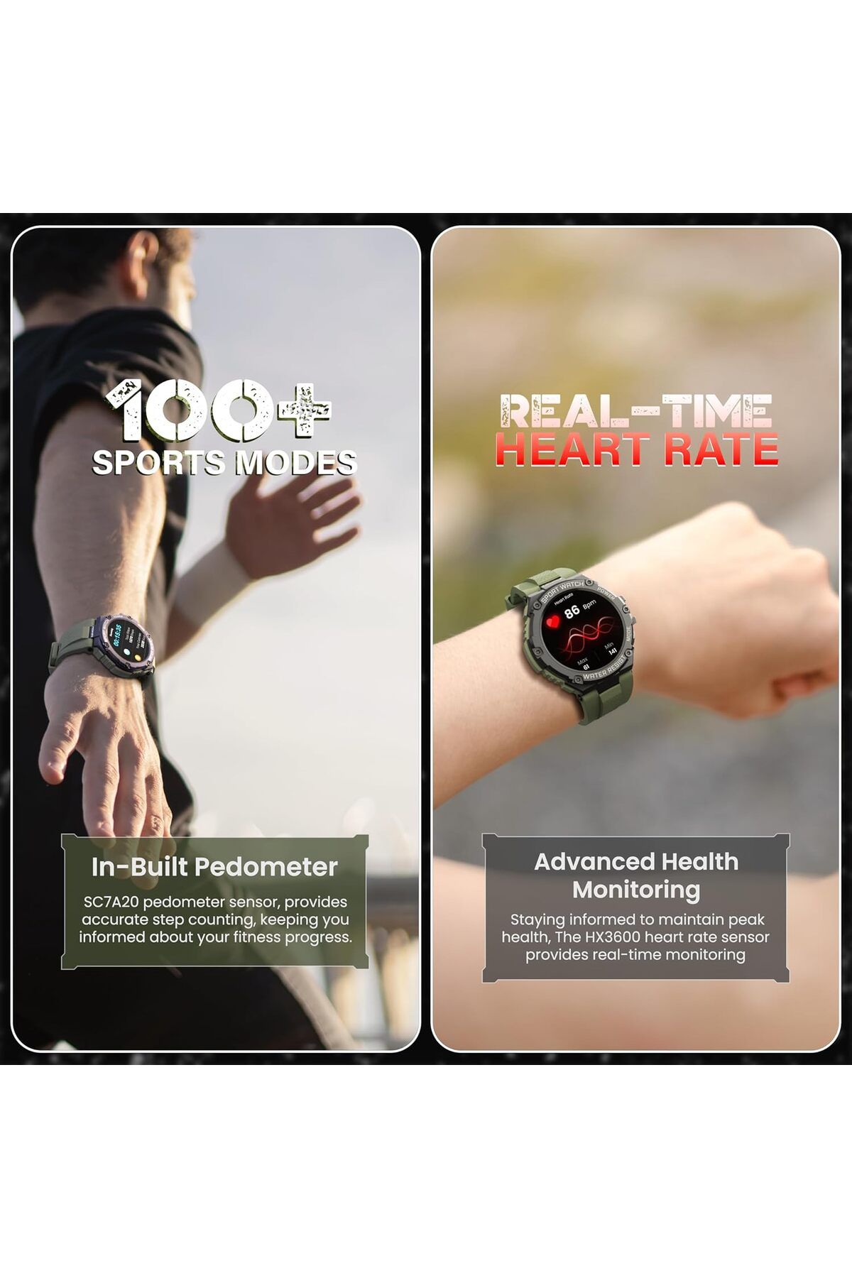 Promate-Fitness Tracker, Round-Screen Bluetooth 5.1 Smartwatch with1.53” TFT Display,E-Card Sharing 4